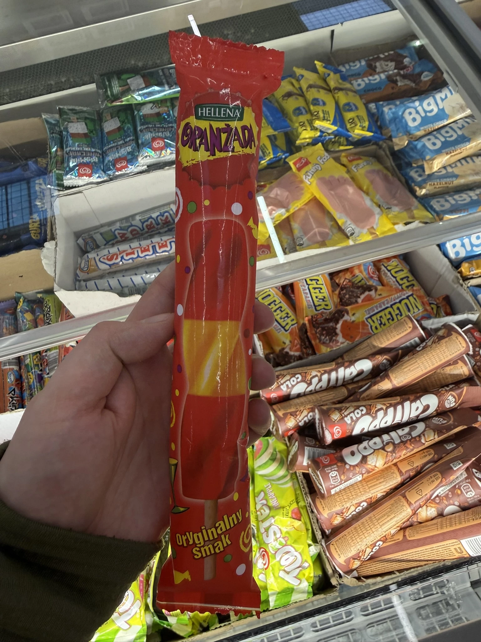 Hellena Oranżada lody wodne o smaku oranżady | 65ml