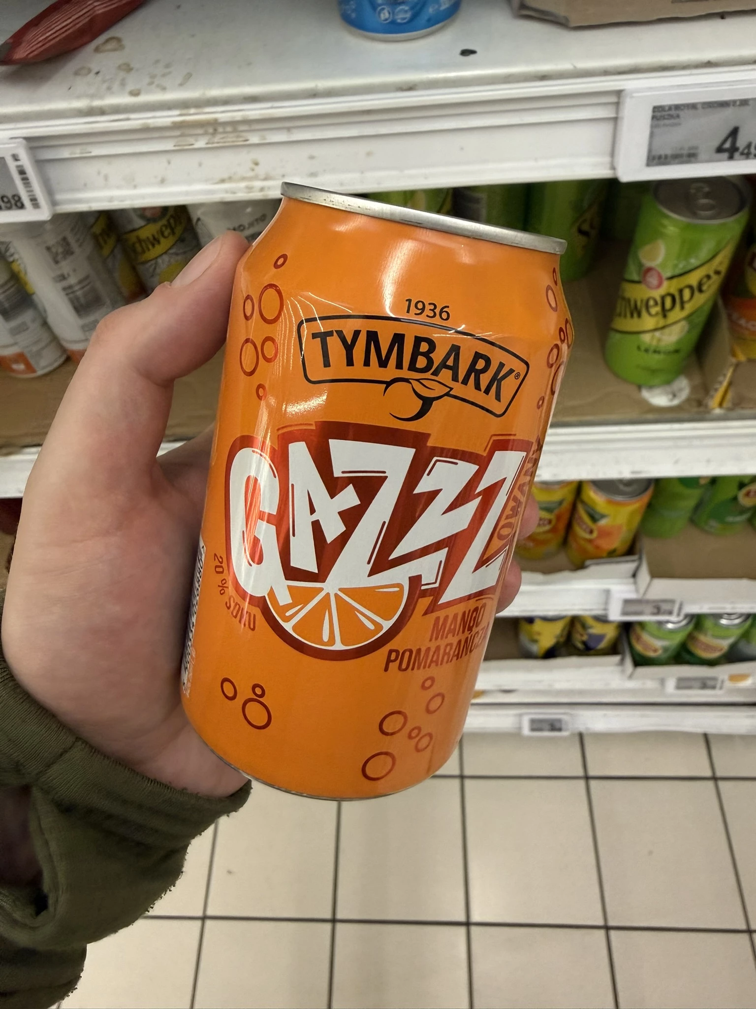 Tymbark Gazzz Mango Pomarańcza | 330ml