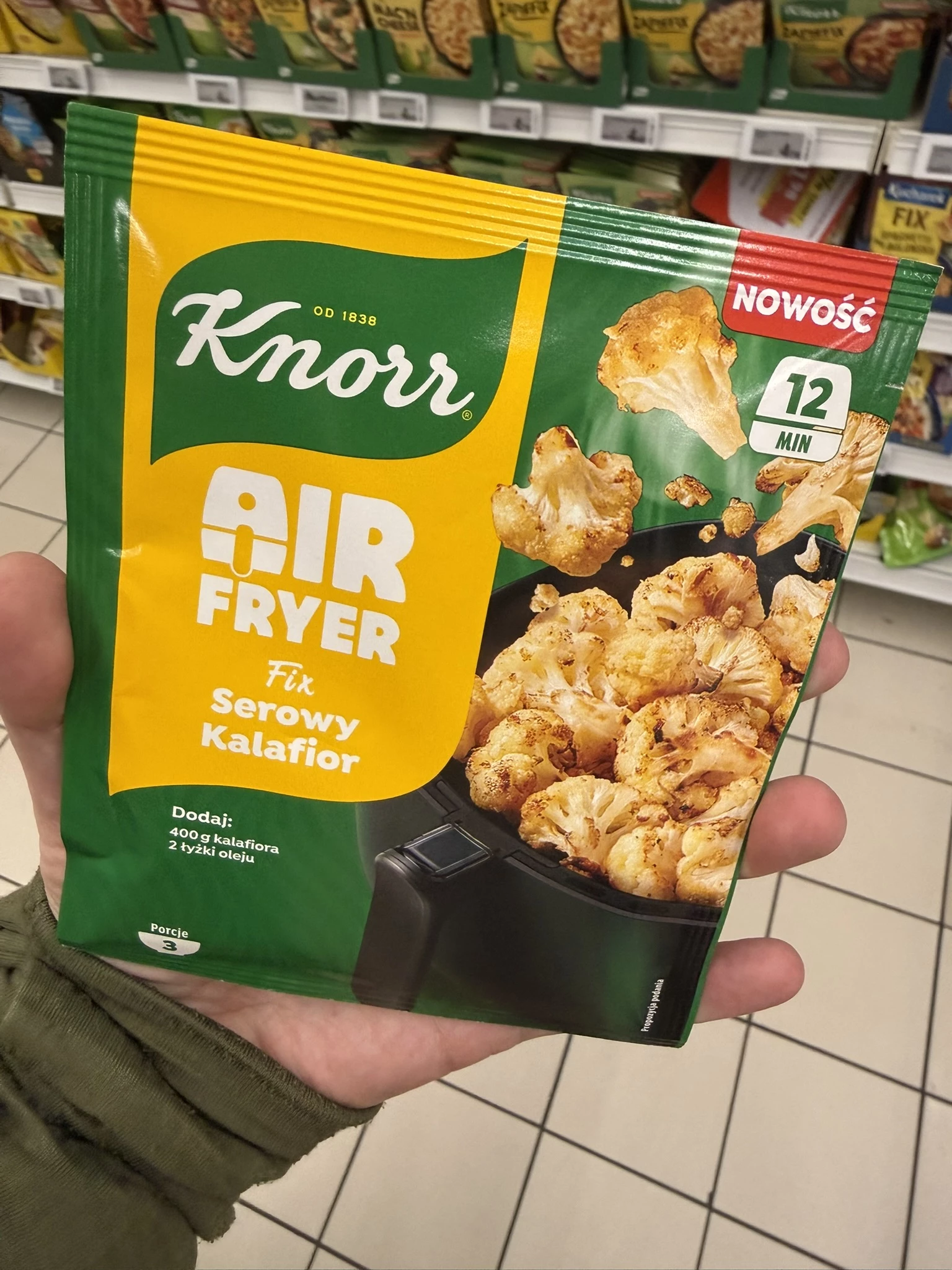 Knorr Air Fryer Fix Serowy Kalafior | 33g