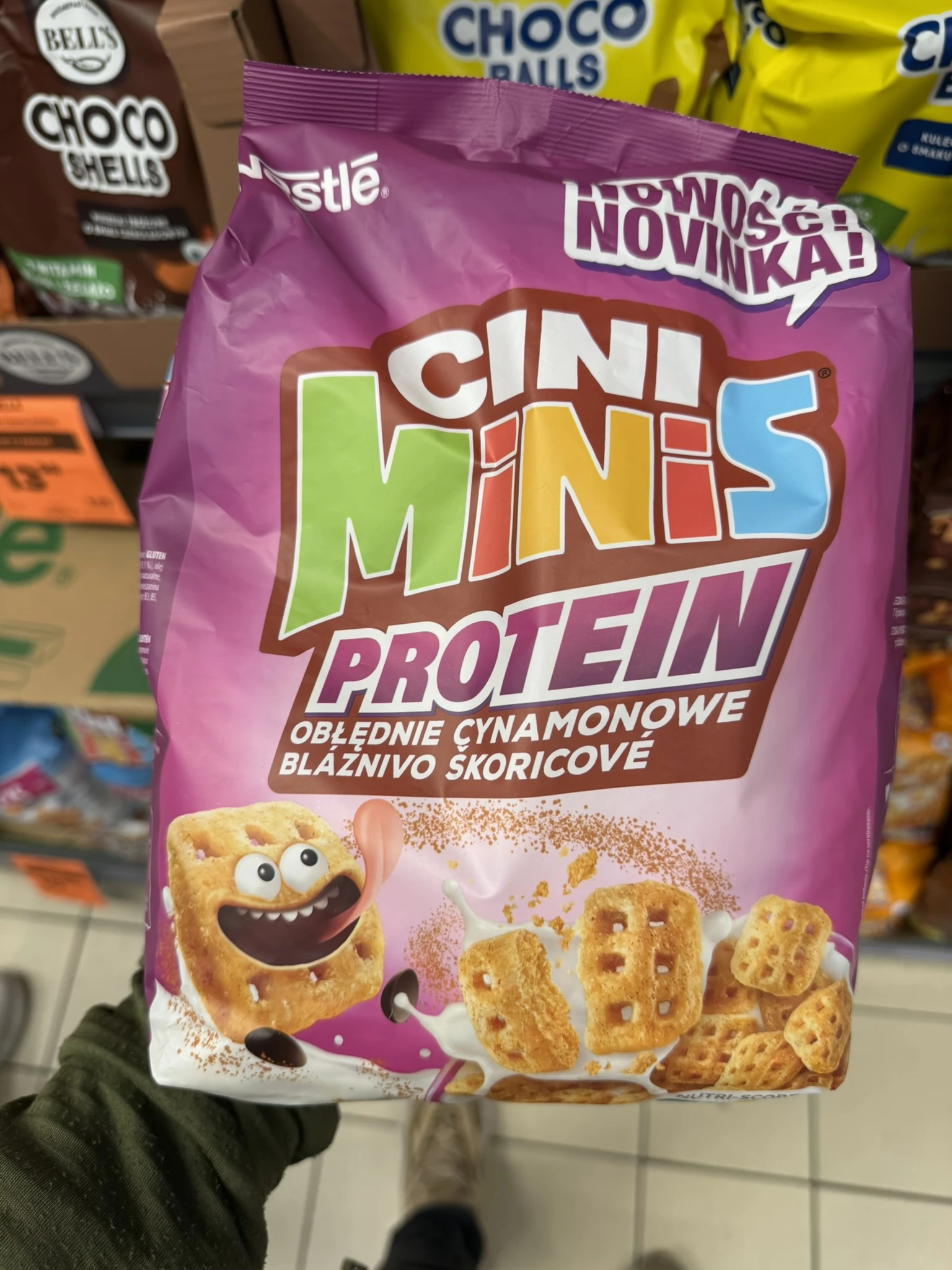 Nestlé Cini Minis Protein płatki śniadaniowe cynamonowe | 400g