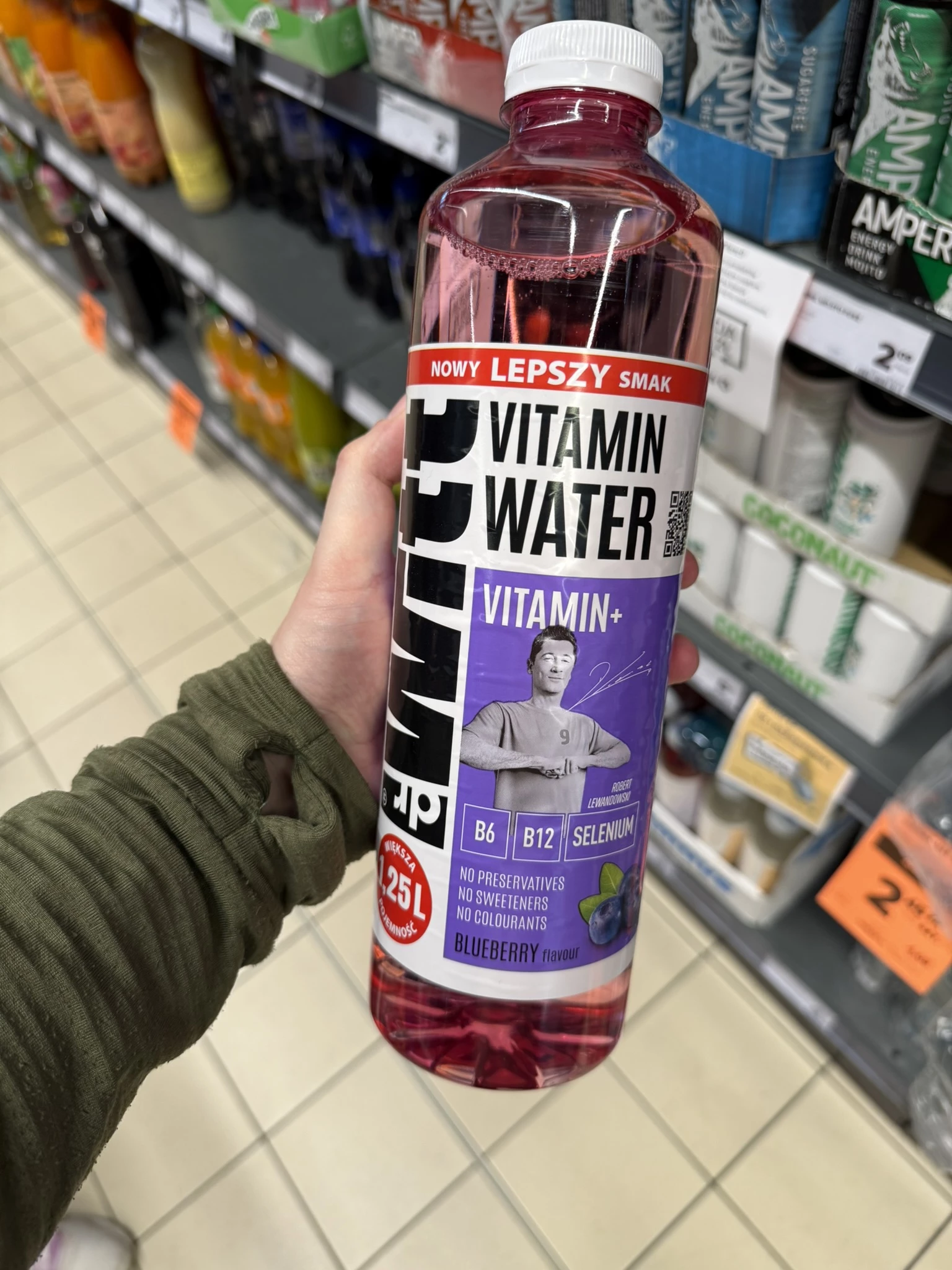 Dr Witt Woda Witaminowa jagoda | 1250ml
