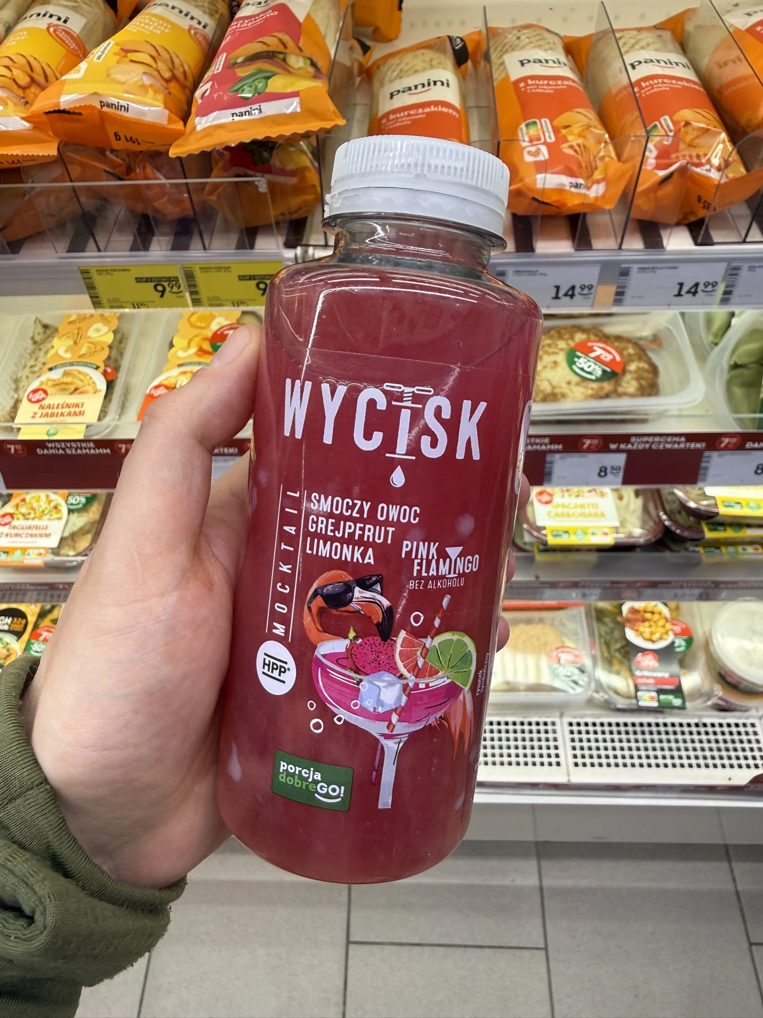 Wycisk Mocktail Pink Flamingo – Smoczy owoc, grejpfrut, limonka | 400ml