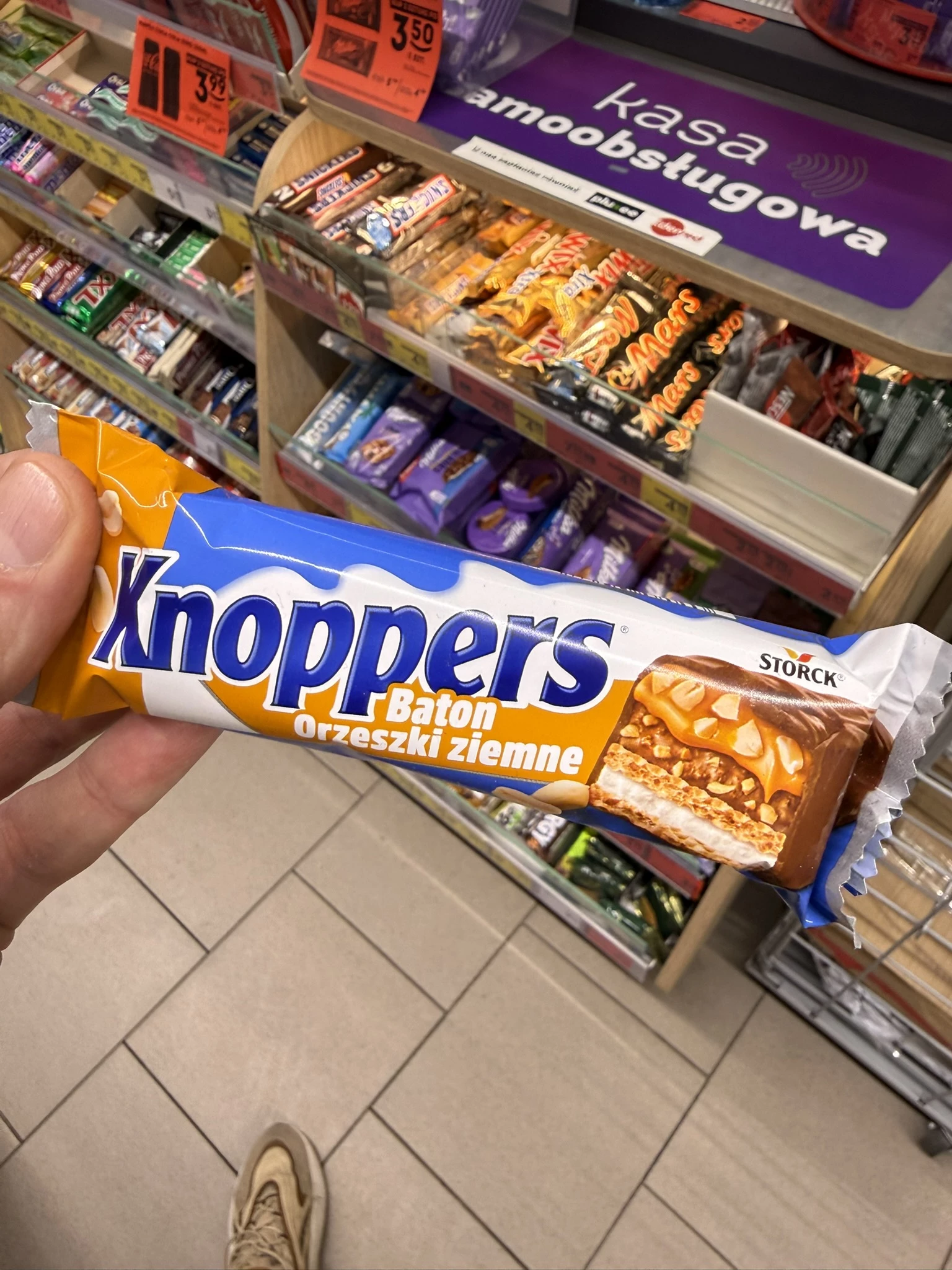 Knoppers Baton orzeszki ziemne | 40g