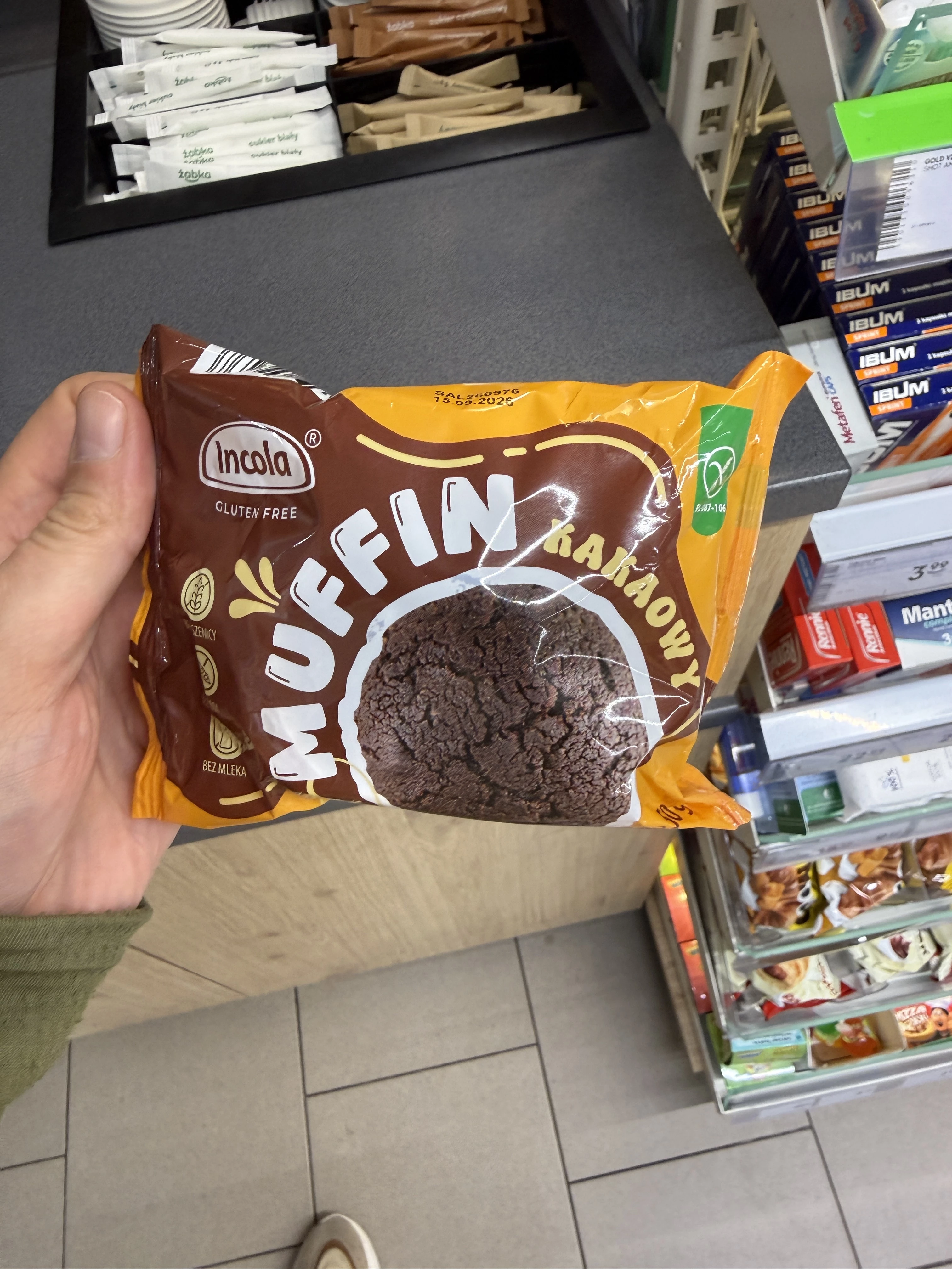 Incola Muffin kakaowy bezglutenowy | 50g