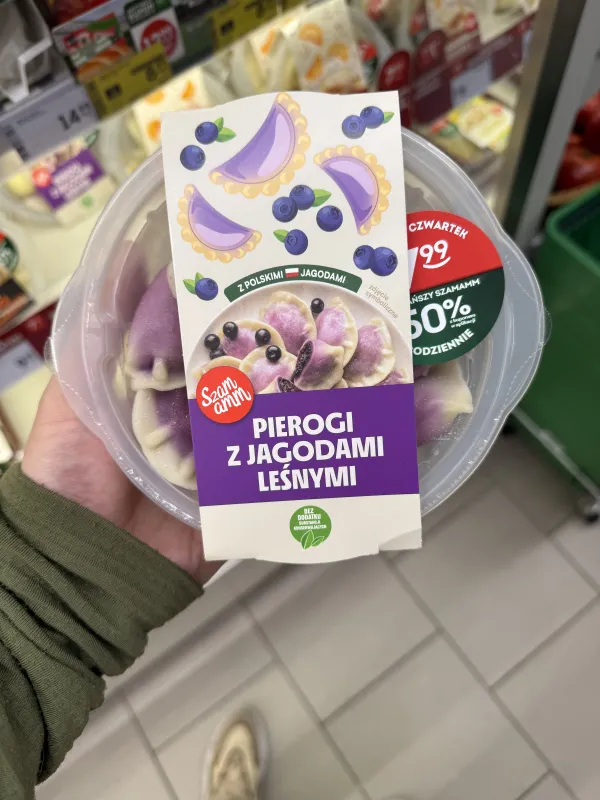Szamamm Pierogi z jagodami leśnymi | 320g