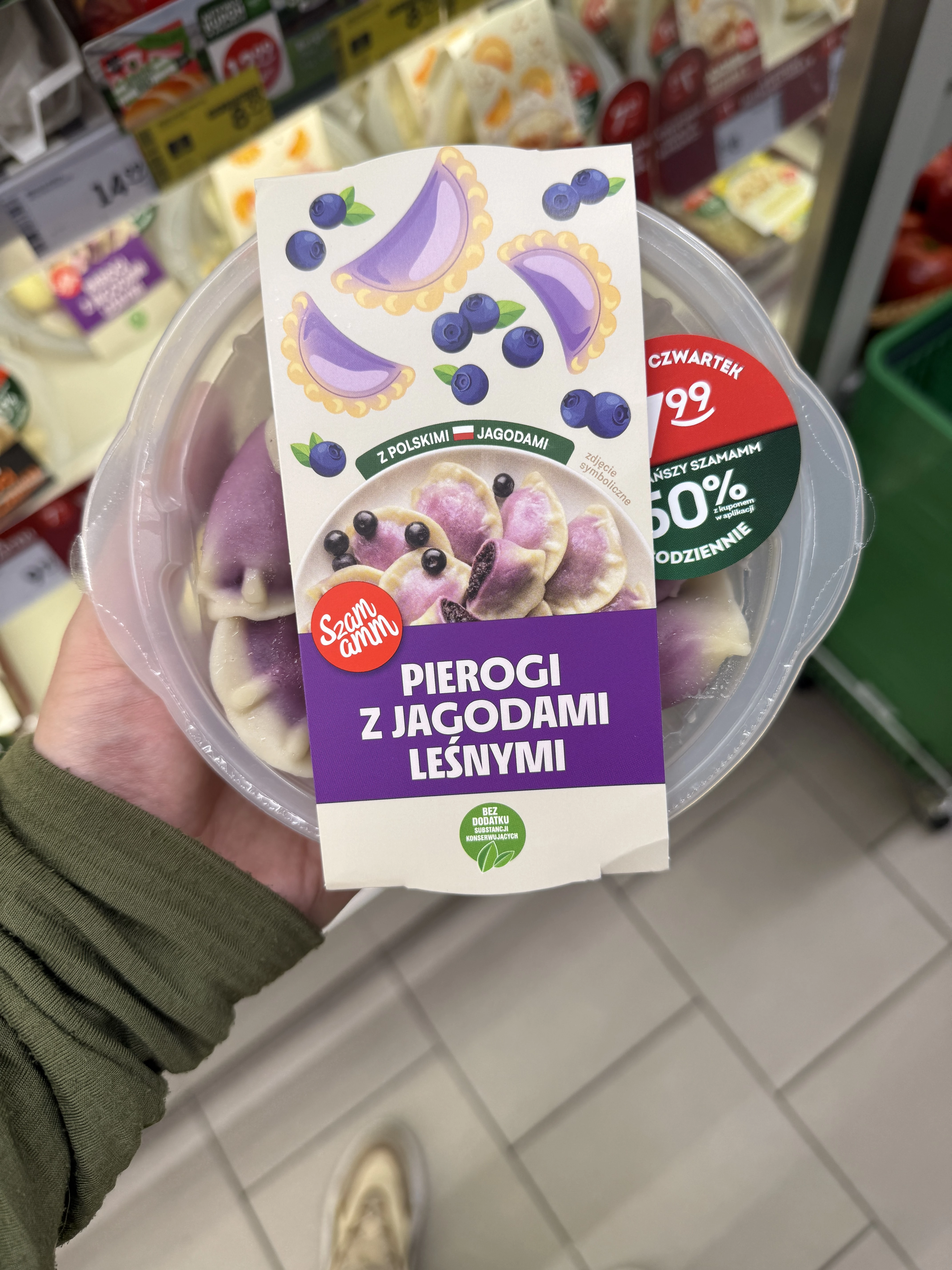 Szamamm Pierogi z jagodami leśnymi | 320g