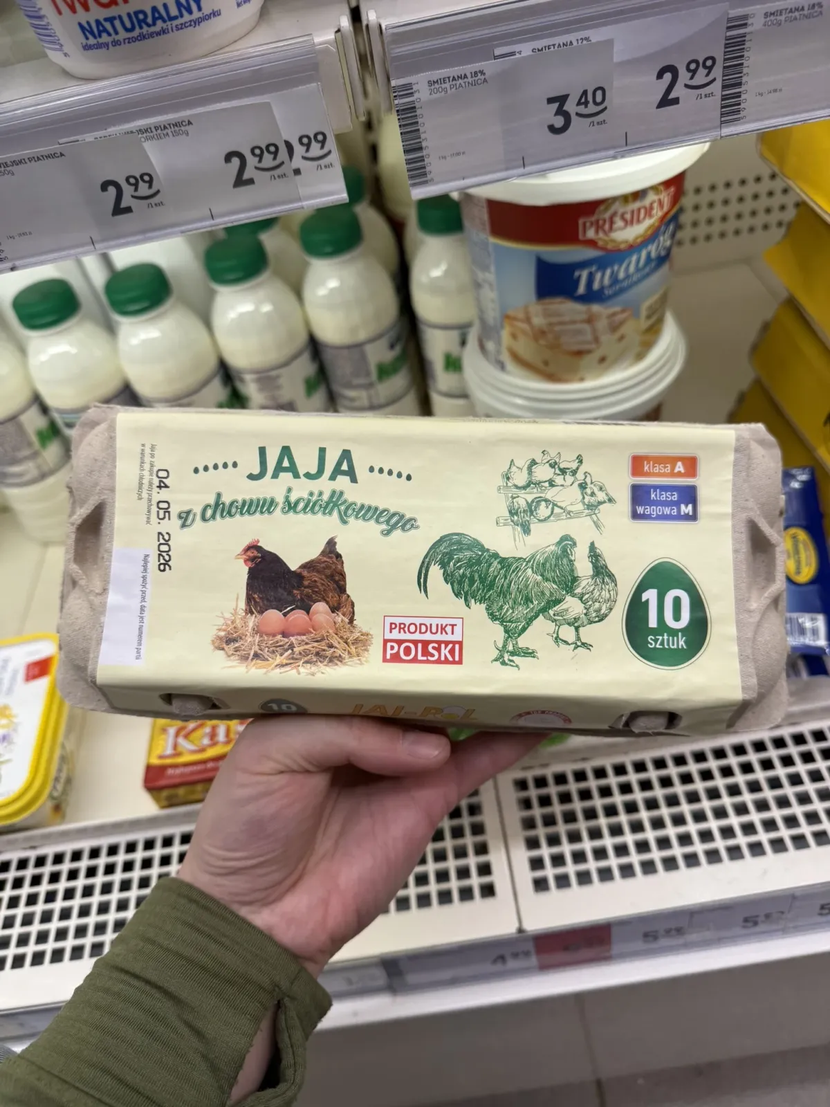Jaja Jaj-Pol z chowu ściółkowego M 10 szt.