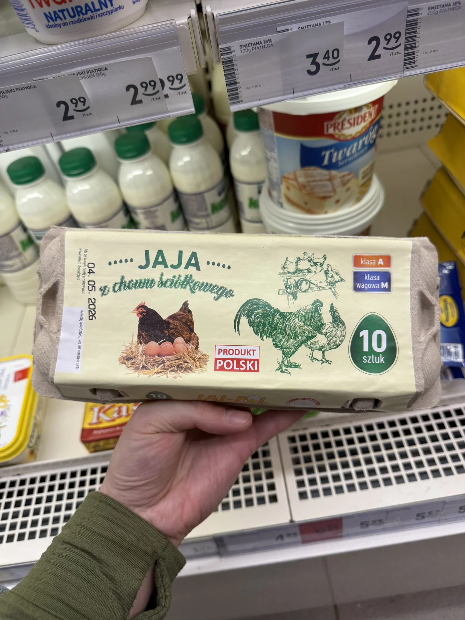 Jaja Jaj-Pol z chowu ściółkowego M 10 szt.
