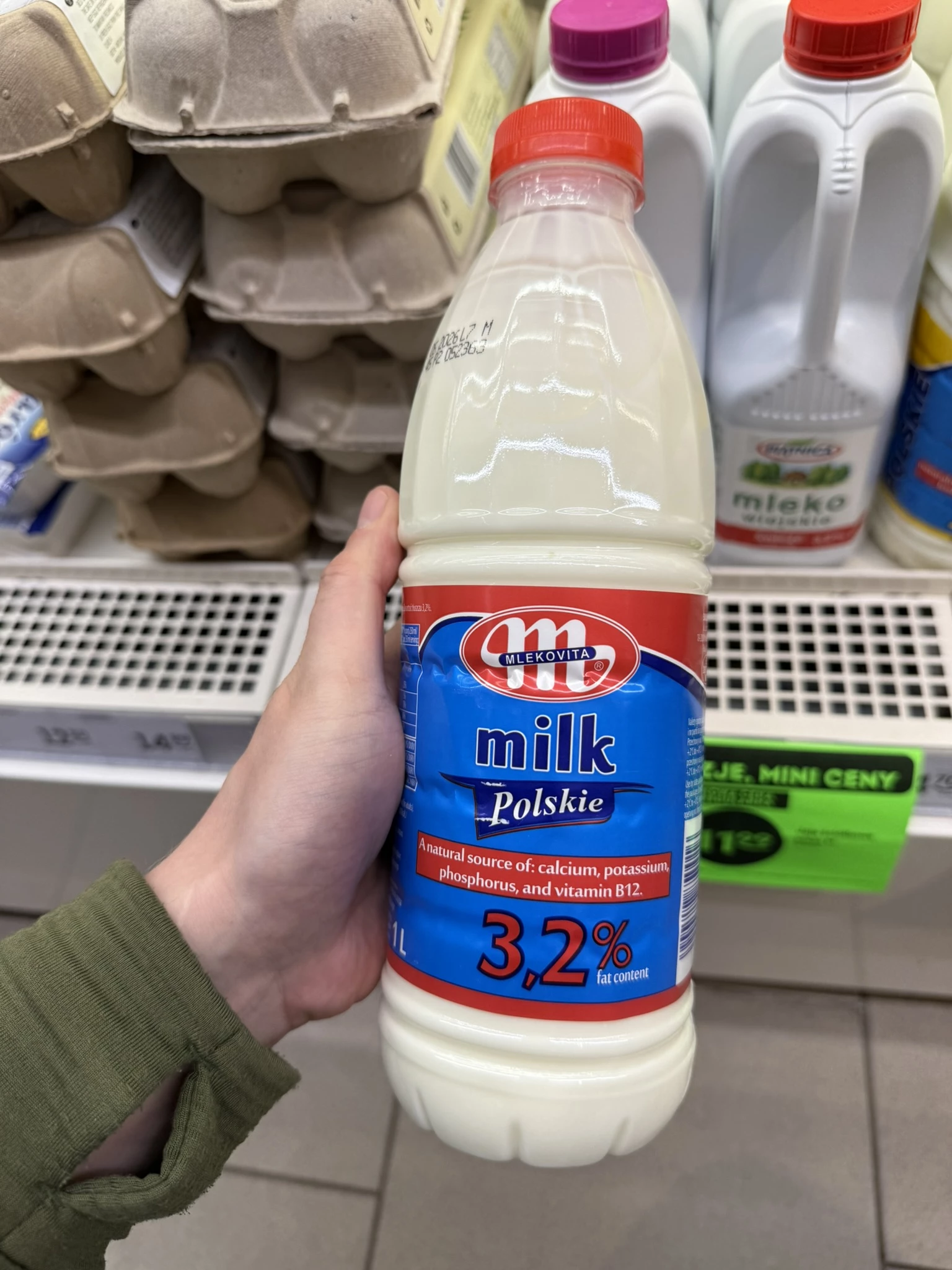 Mlekovita Polskie mleko świeże 3,2% | 1000ml