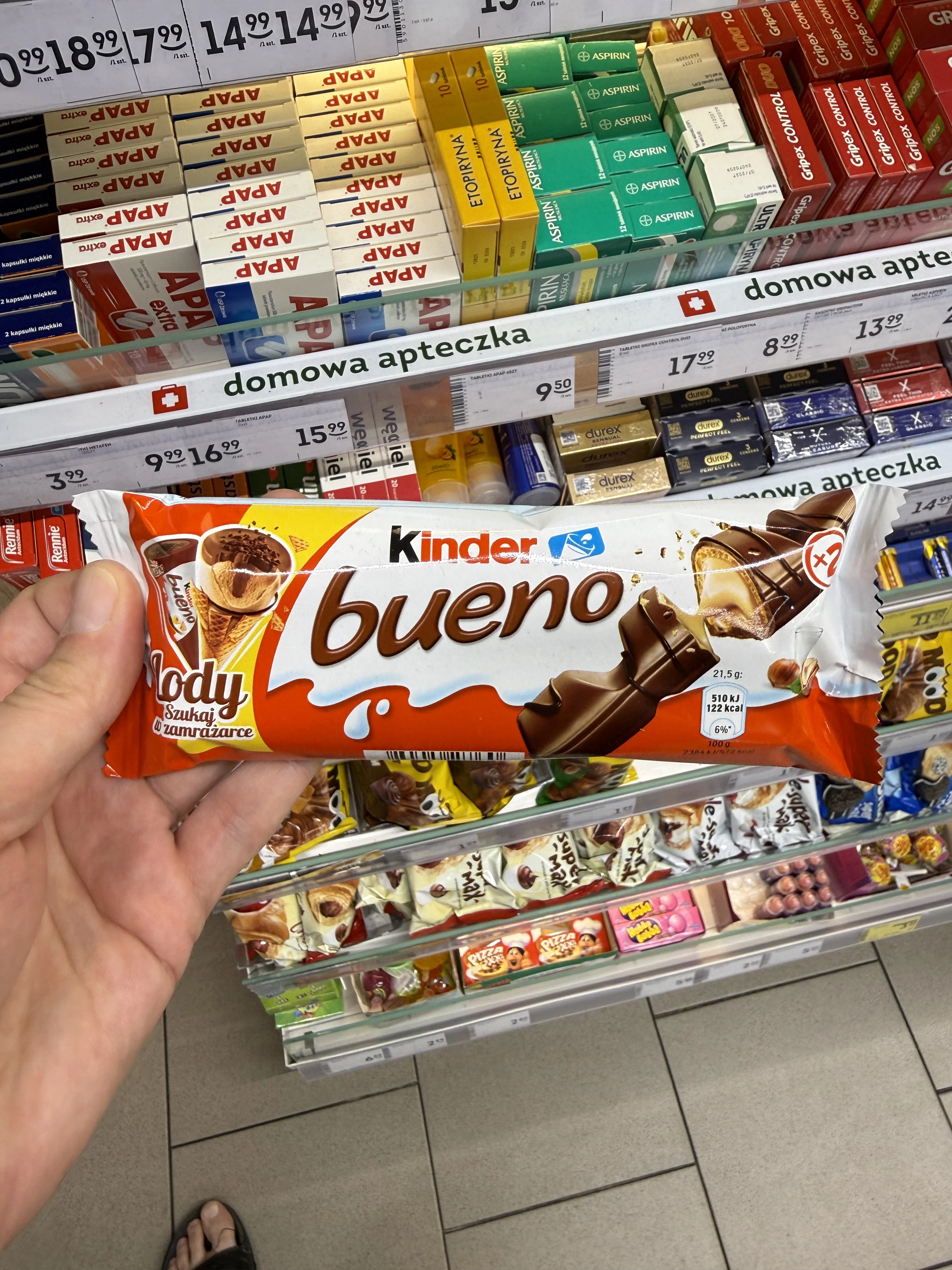 Kinder Bueno Lody szukaj w zamrażarce | 43g