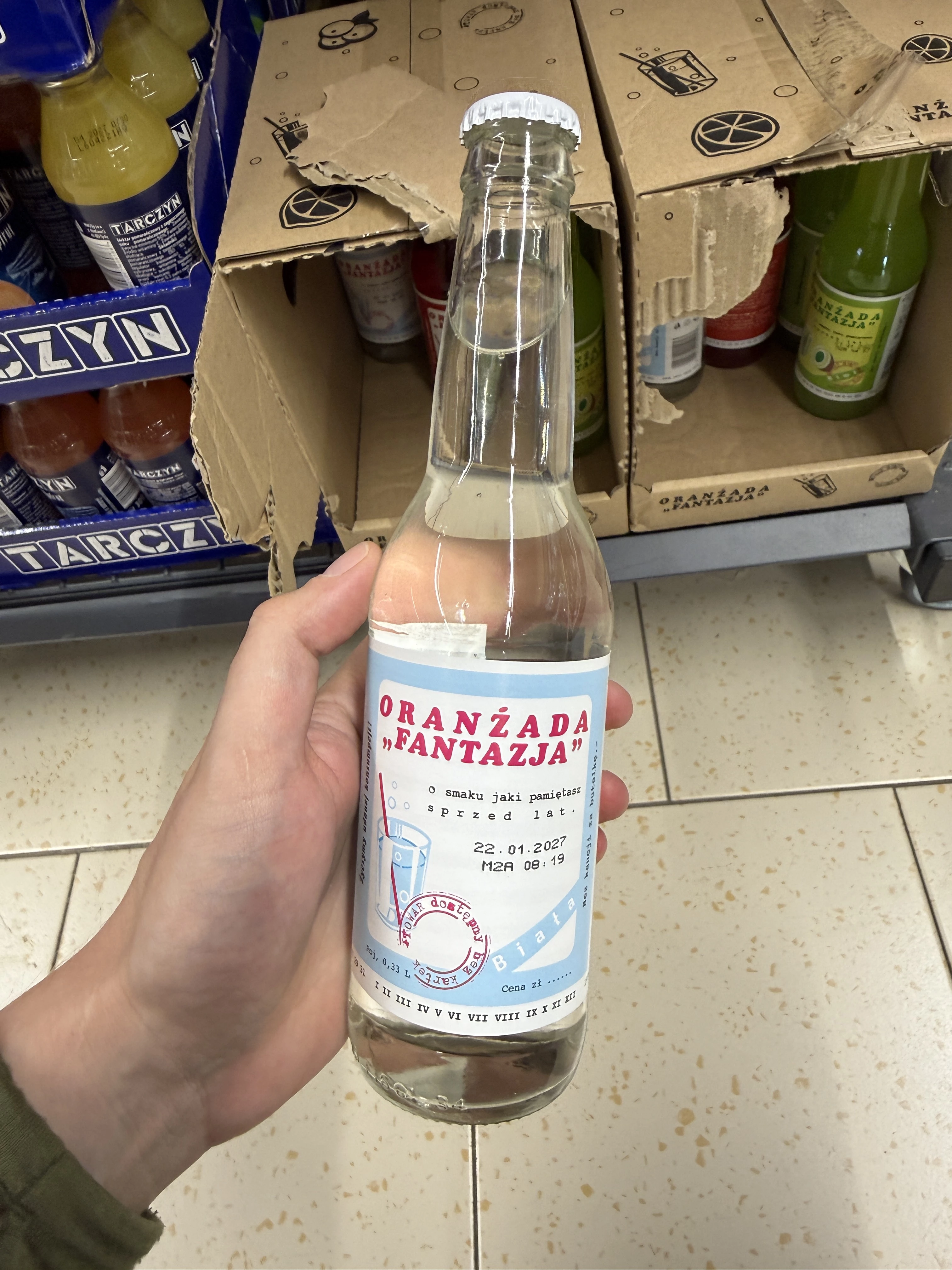 Oranżada Fantazja Biała Betex | 330ml