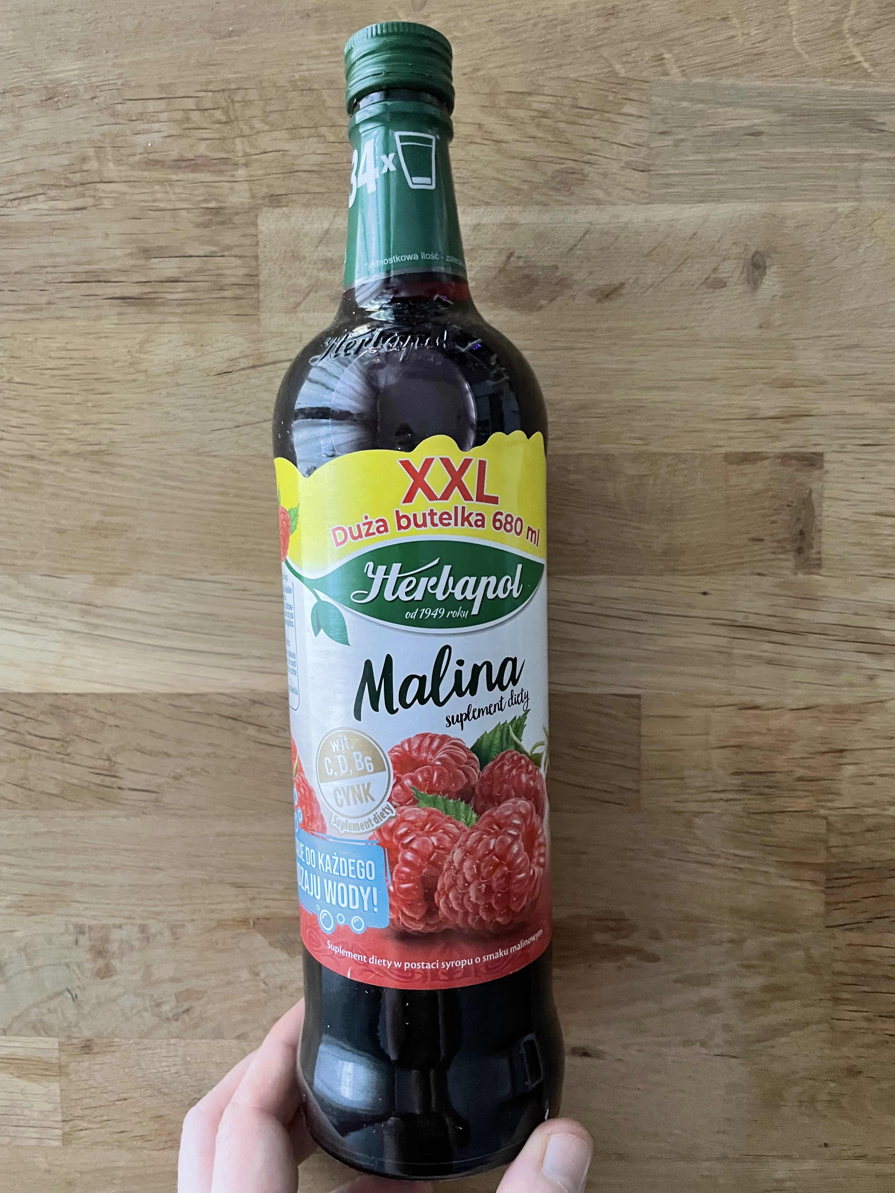 Herbapol Suplement diety malina | 680ml