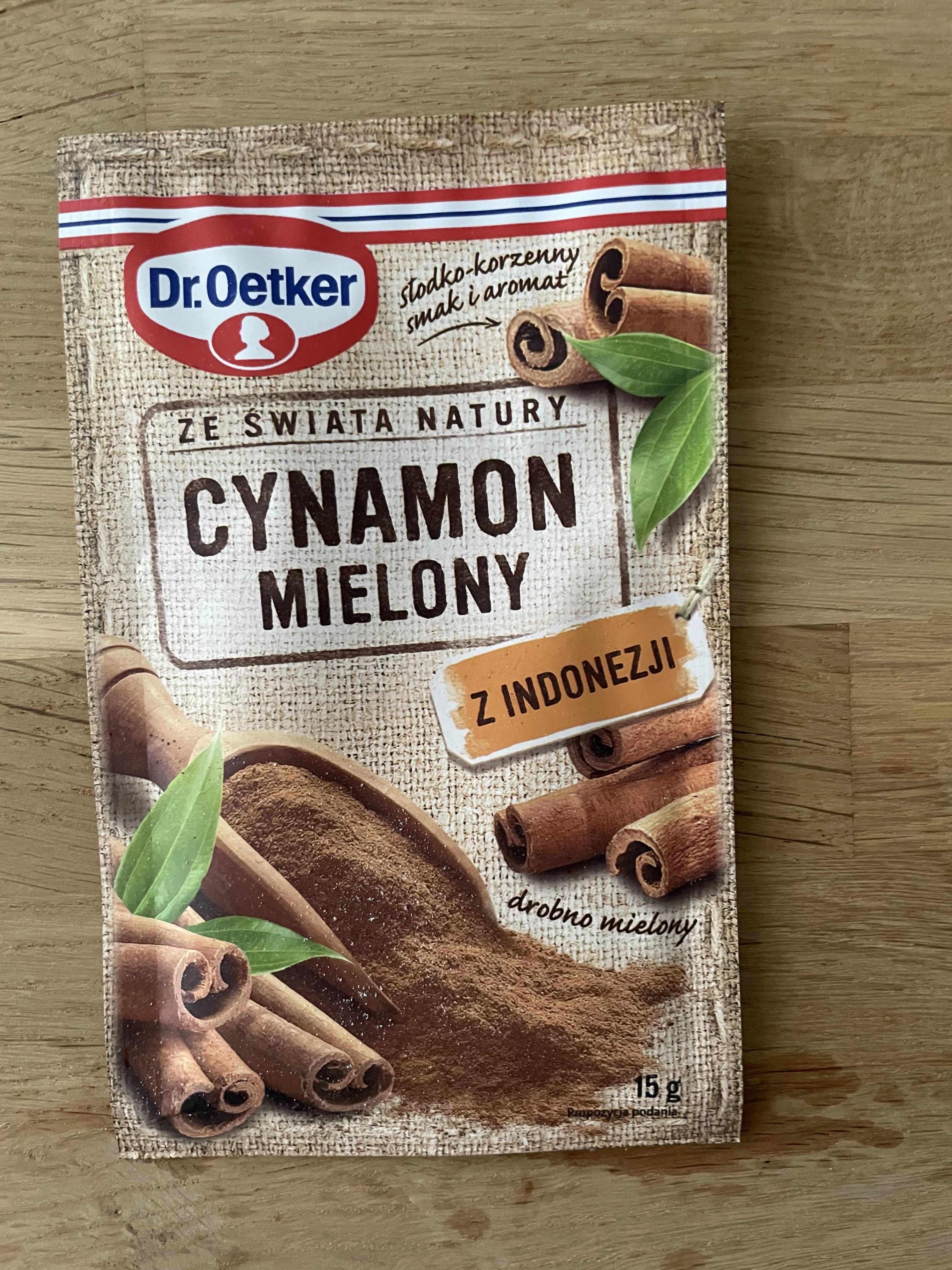Dr. Oetker Cynamon mielony z Indonezji | 15g