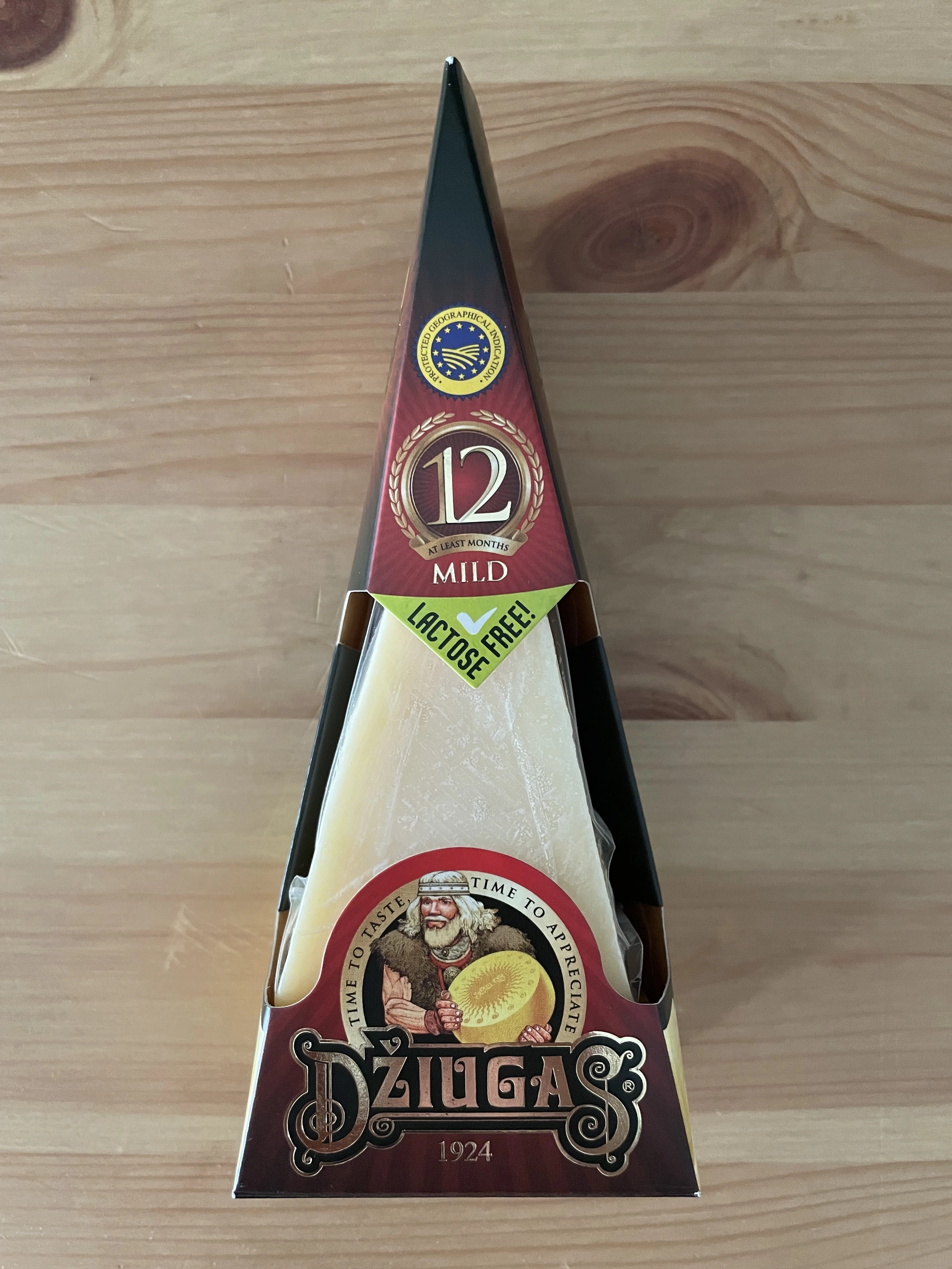 Ser Džiugas Mild twardy dojrzewający 12 miesięcy | 160g