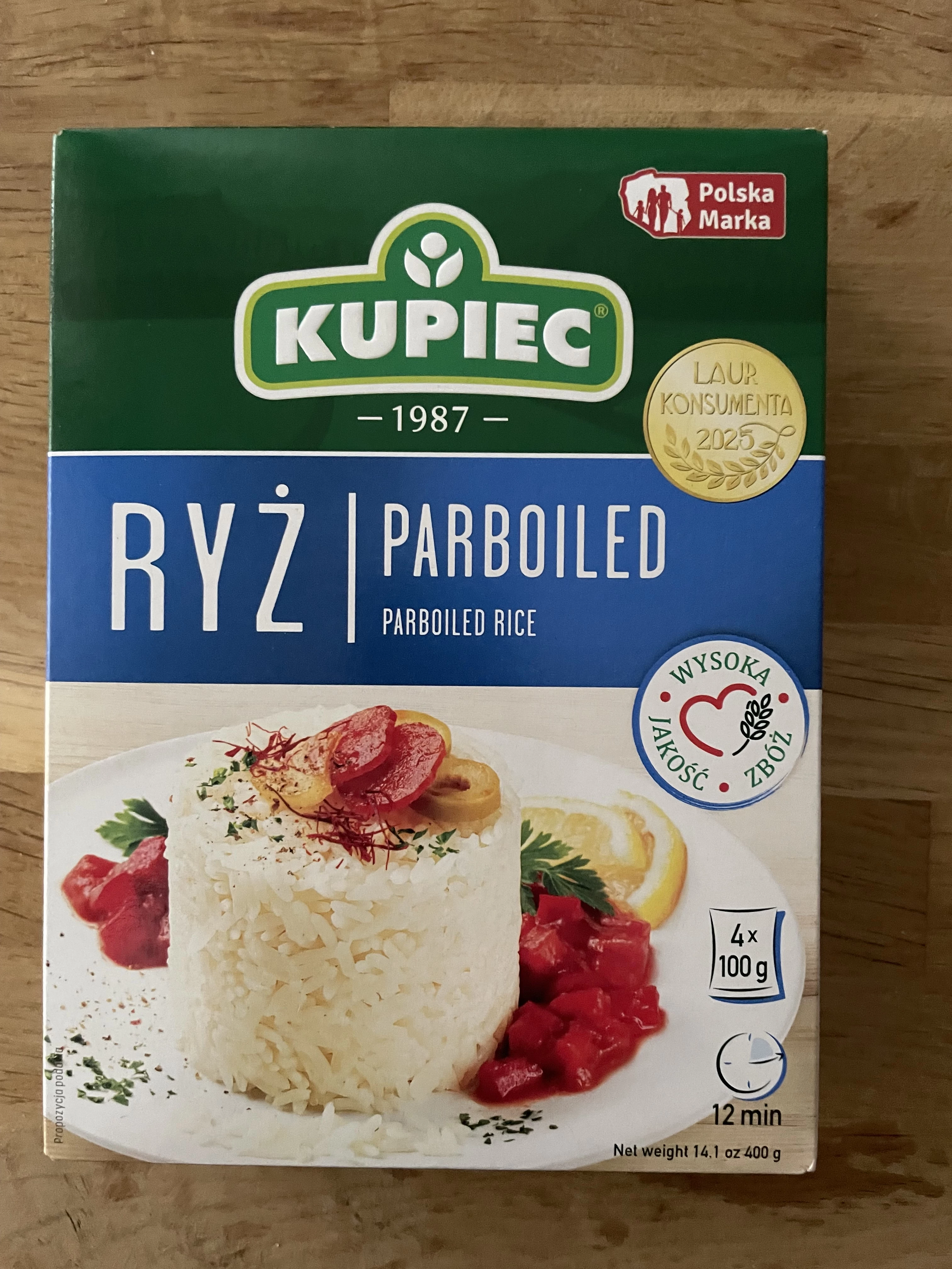 Kupiec Ryż parboiled | 400g