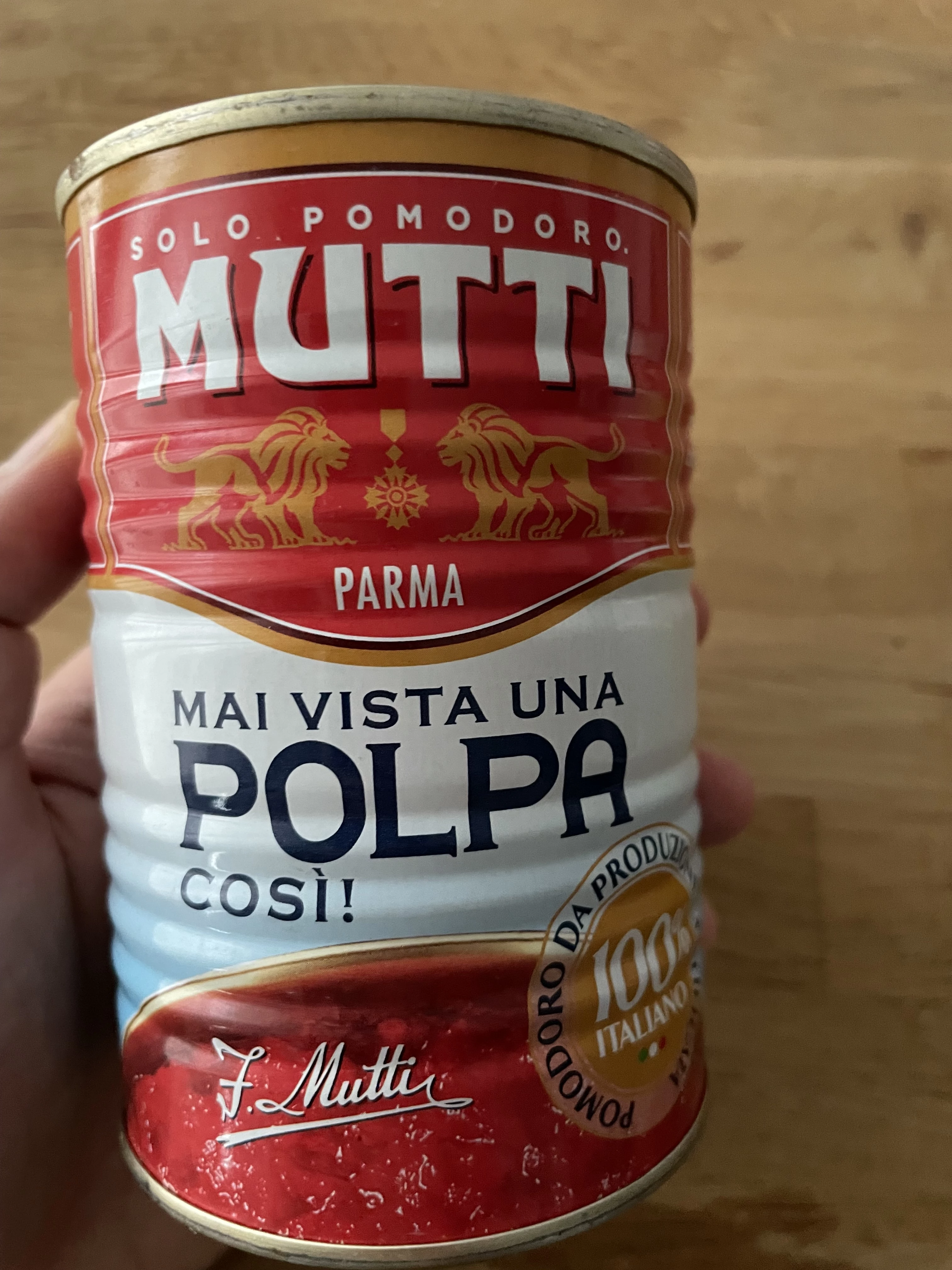 Mutti Polpa Solo Pomodoro Mutti Parma Mai vista una polpa così | 400g