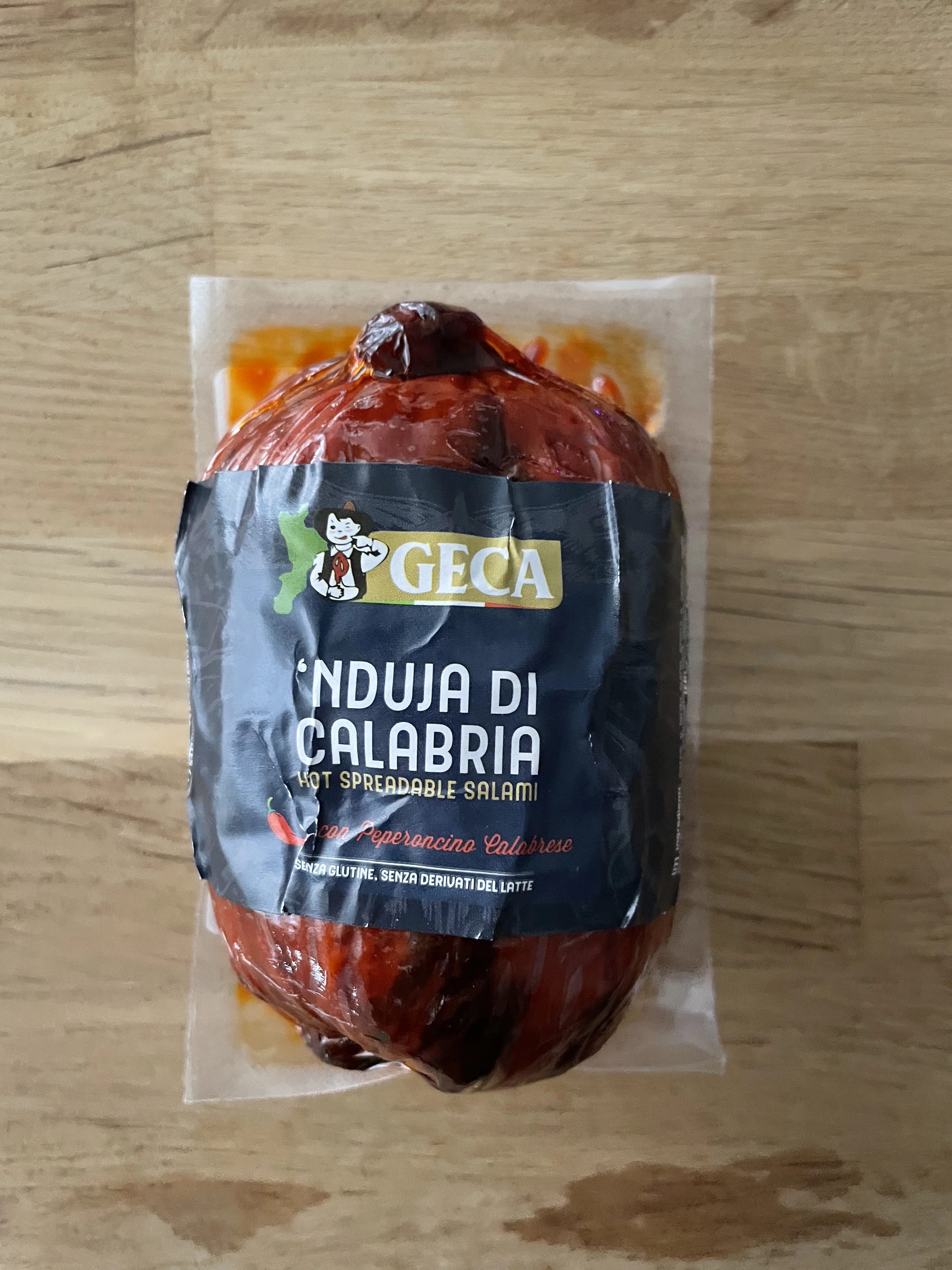 Nduja di Calabria Hot Spreadable Salami con Peperoncino Calabrese | 240g