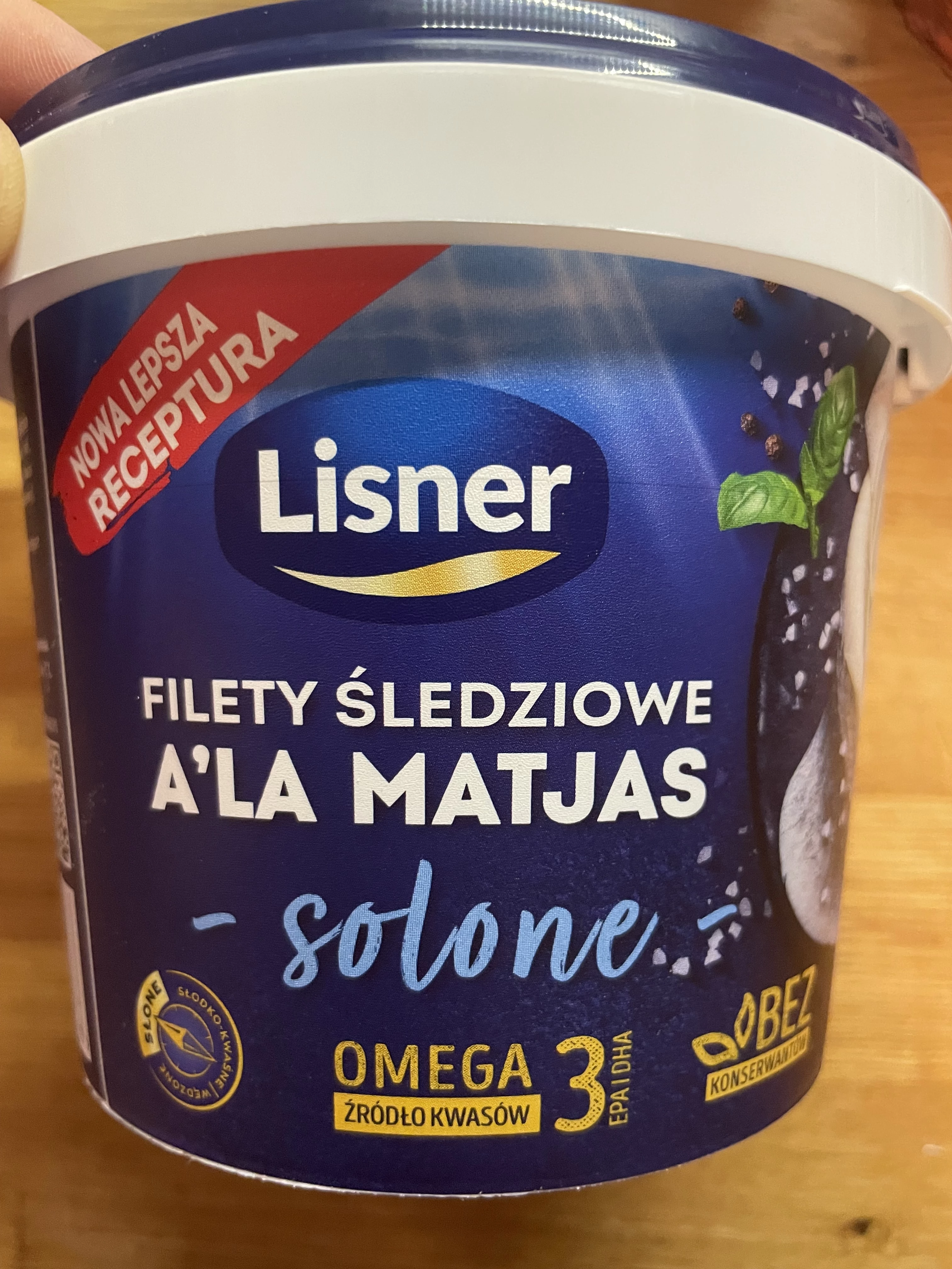 Lisner Filety śledziowe a’la matjas solone | 800g