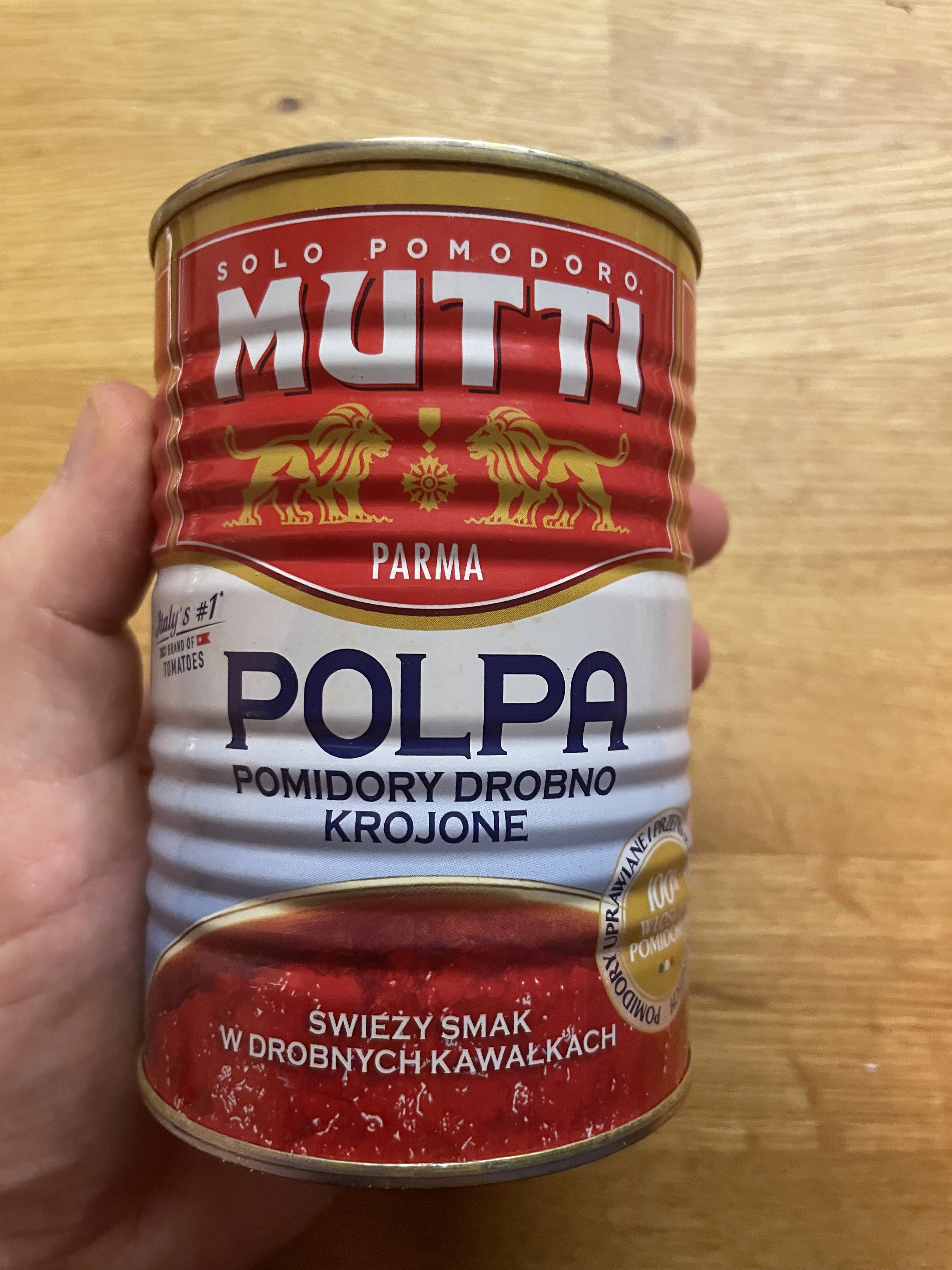Mutti Polpa Pomidory drobno krojone (bez skórek) | 400g