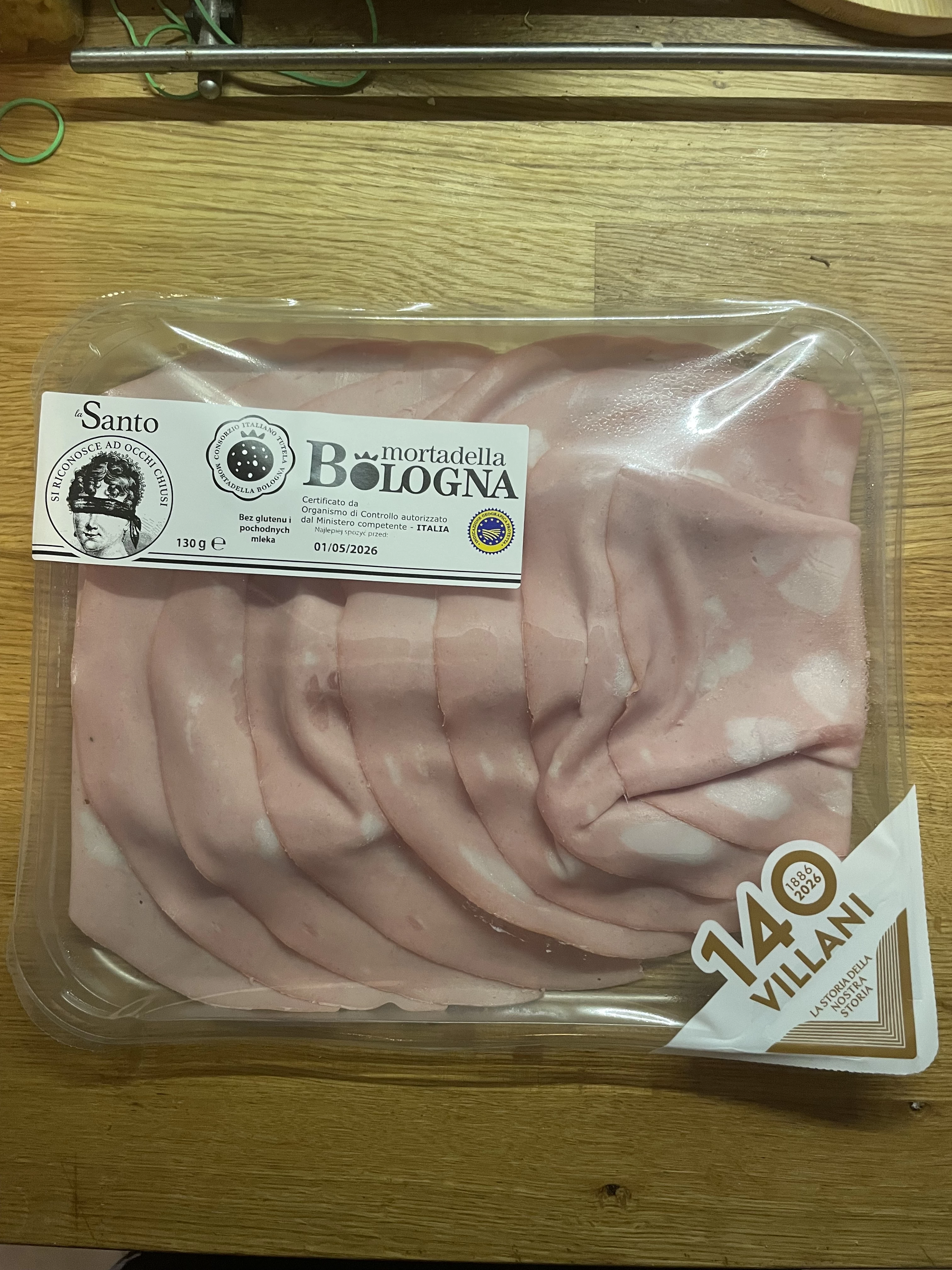 Villani Mortadella Bologna IGP La Santo | 130g