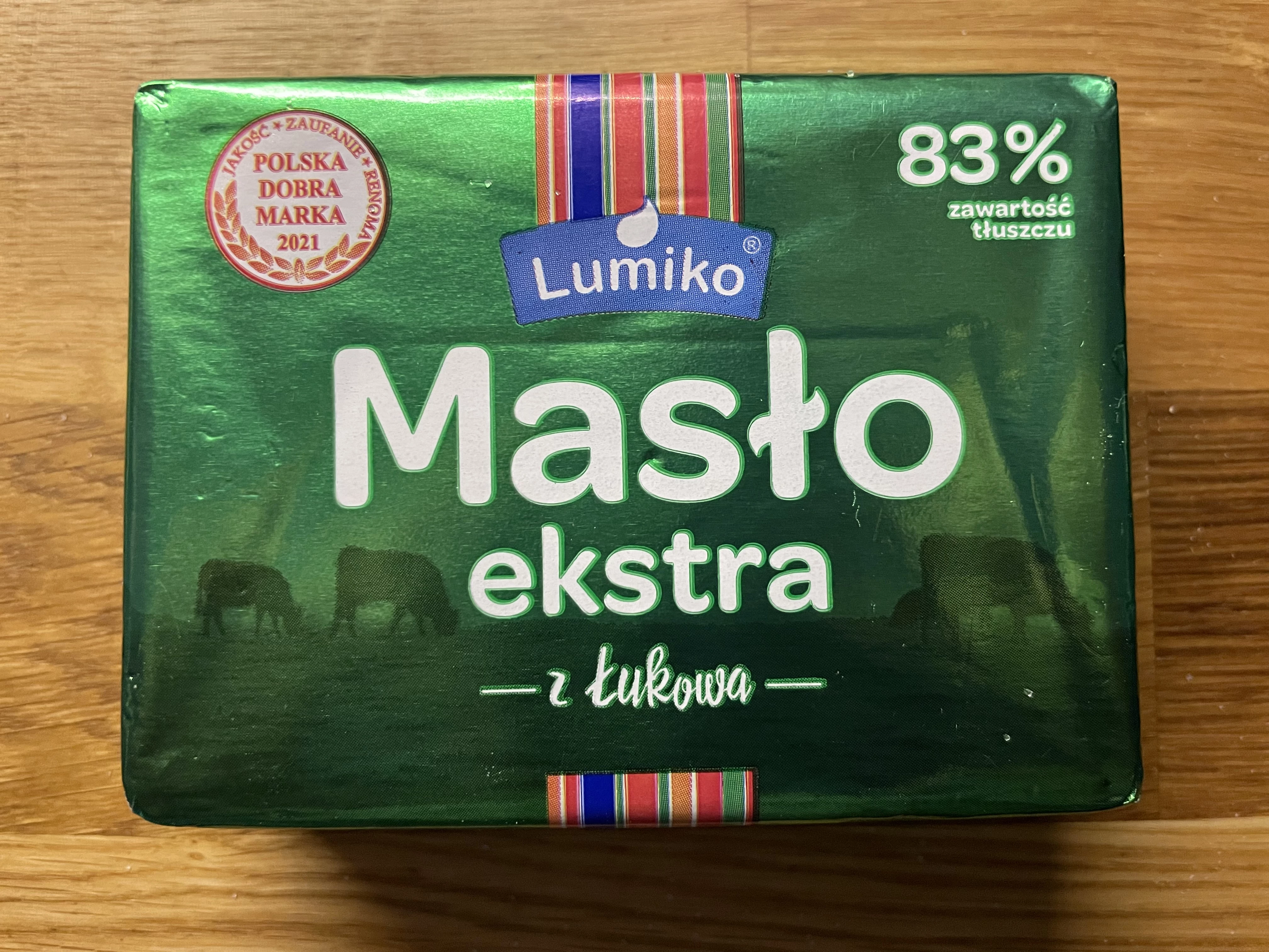 Masło Lumiko Ekstra 83% z Łukowa | 200g