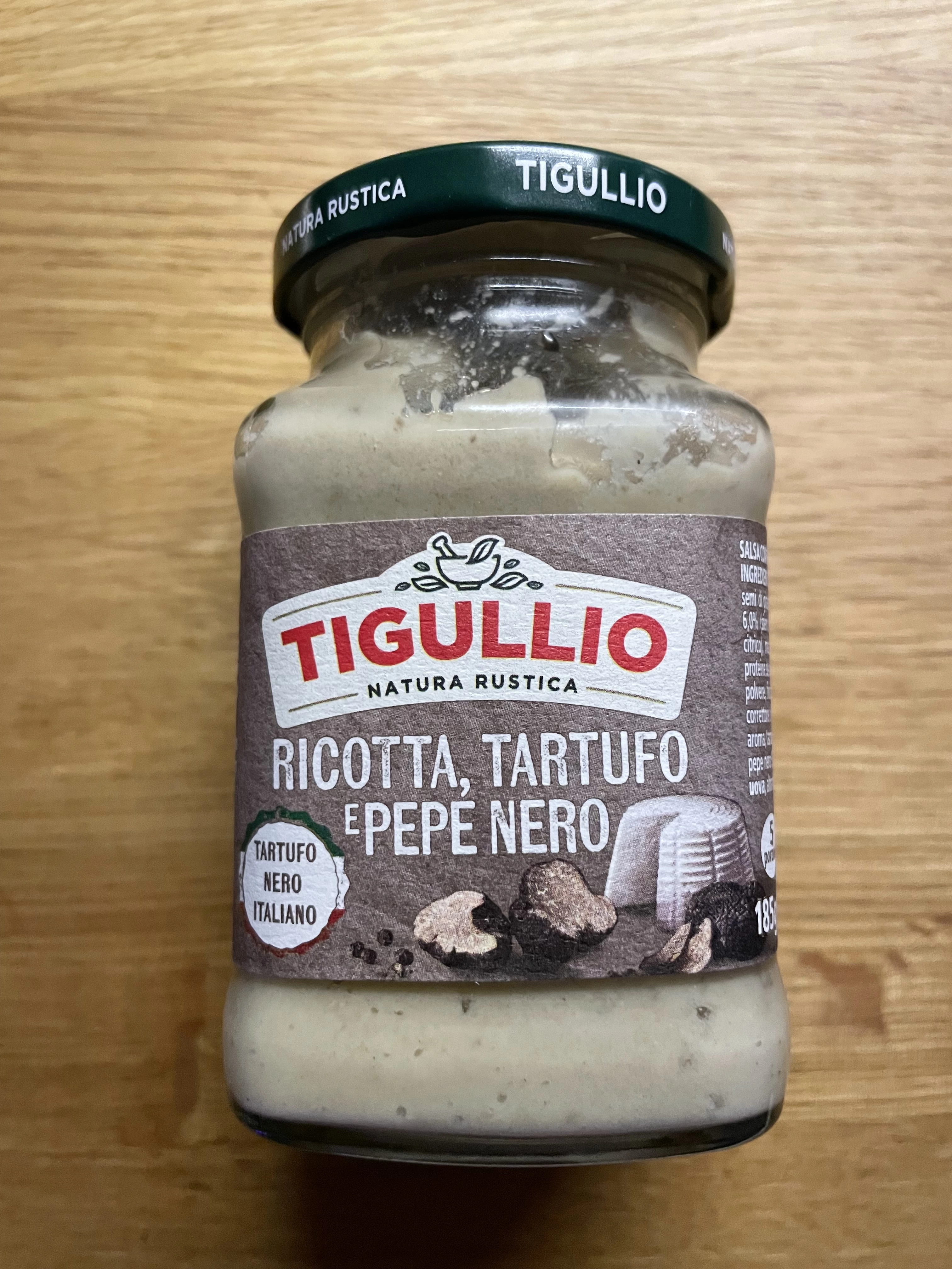 Tigullio Gran Pesto Ricotta, Tartufo e Pepe Nero | 185g