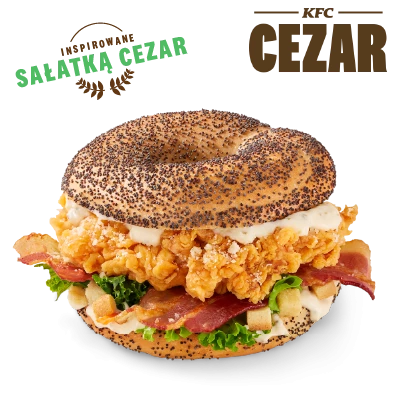 Bajgiel Burger Cezar