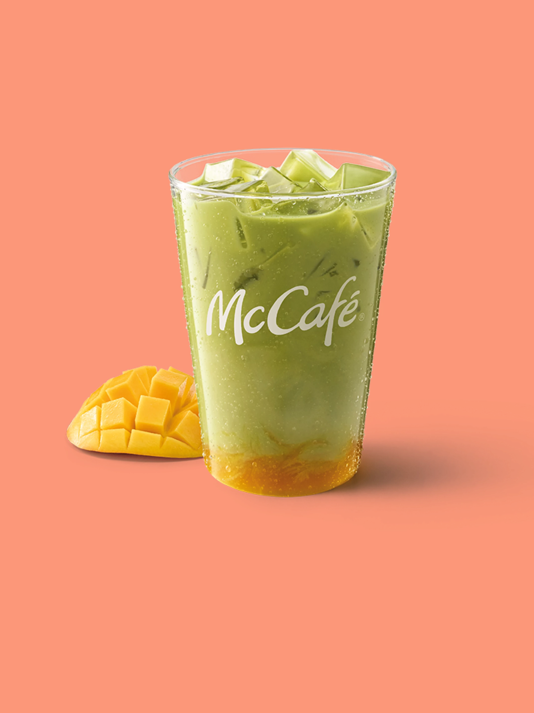 Iced Oat & Mango Matcha ​