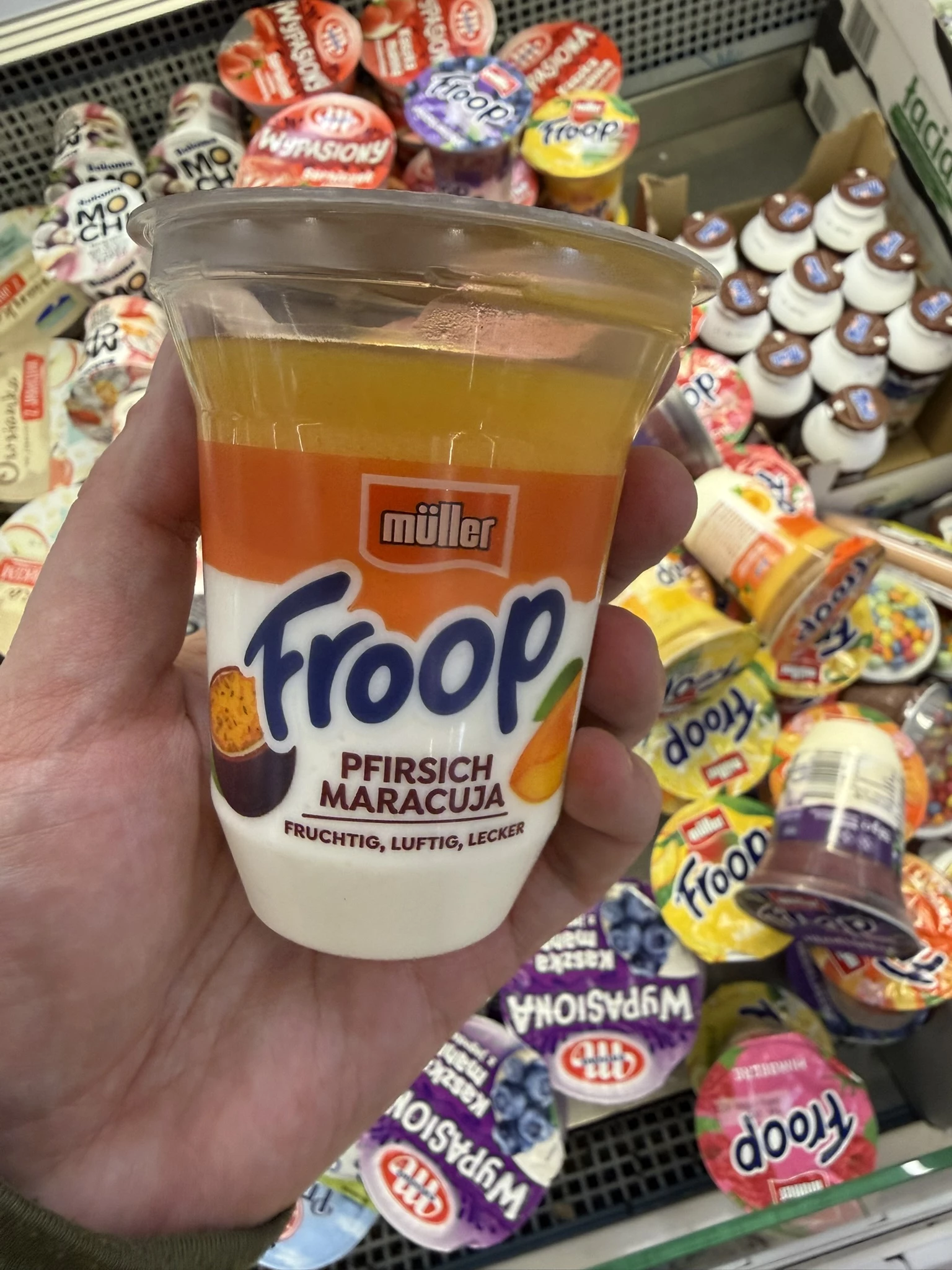 Müller Froop Pfirsich-Maracuja  / Müller Froop brzoskwinia-marakuja | 150g