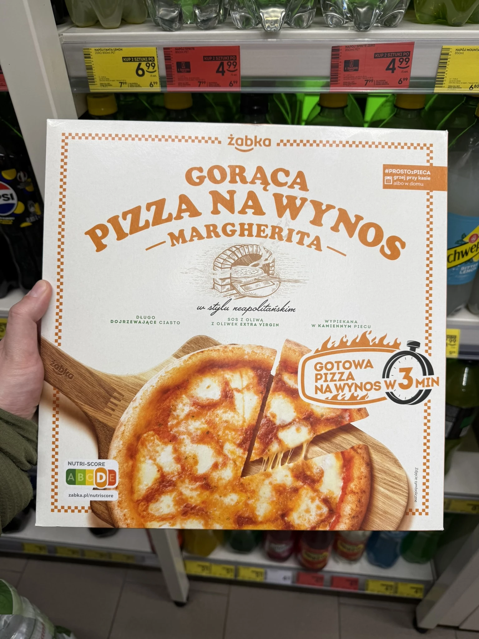 Żabka Gorąca Pizza Na Wynos Margherita | 410g