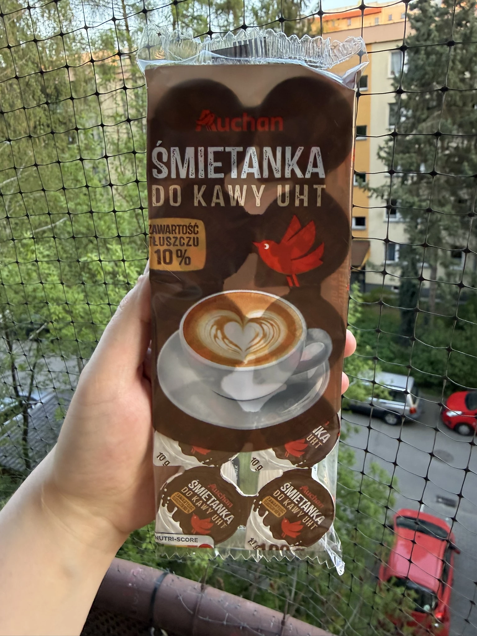 Śmietanka do kawy UHT 10 x 10 Auchan | 100g