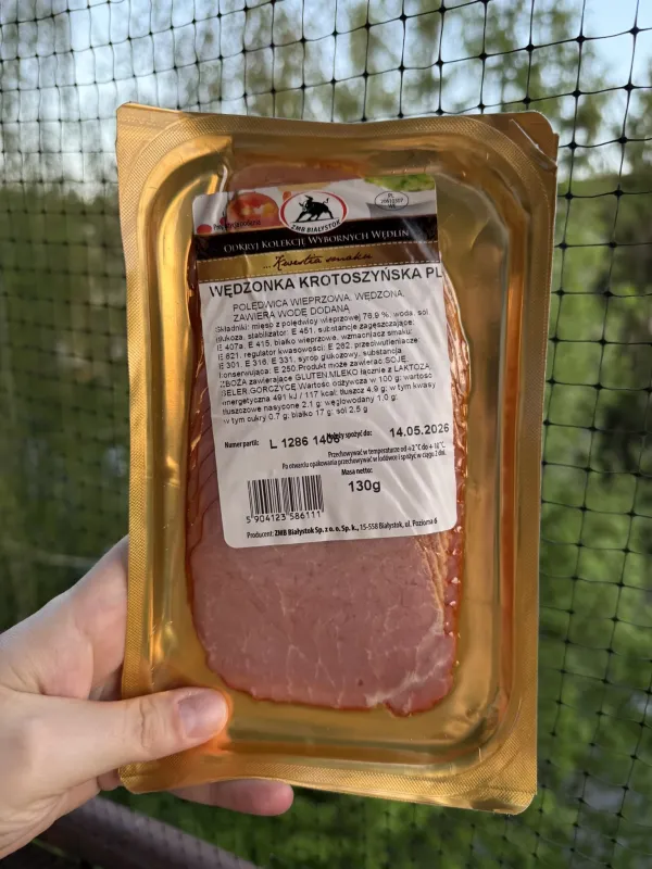 ZMB Wędzonka Krotoszyńska w plastrach | 130g