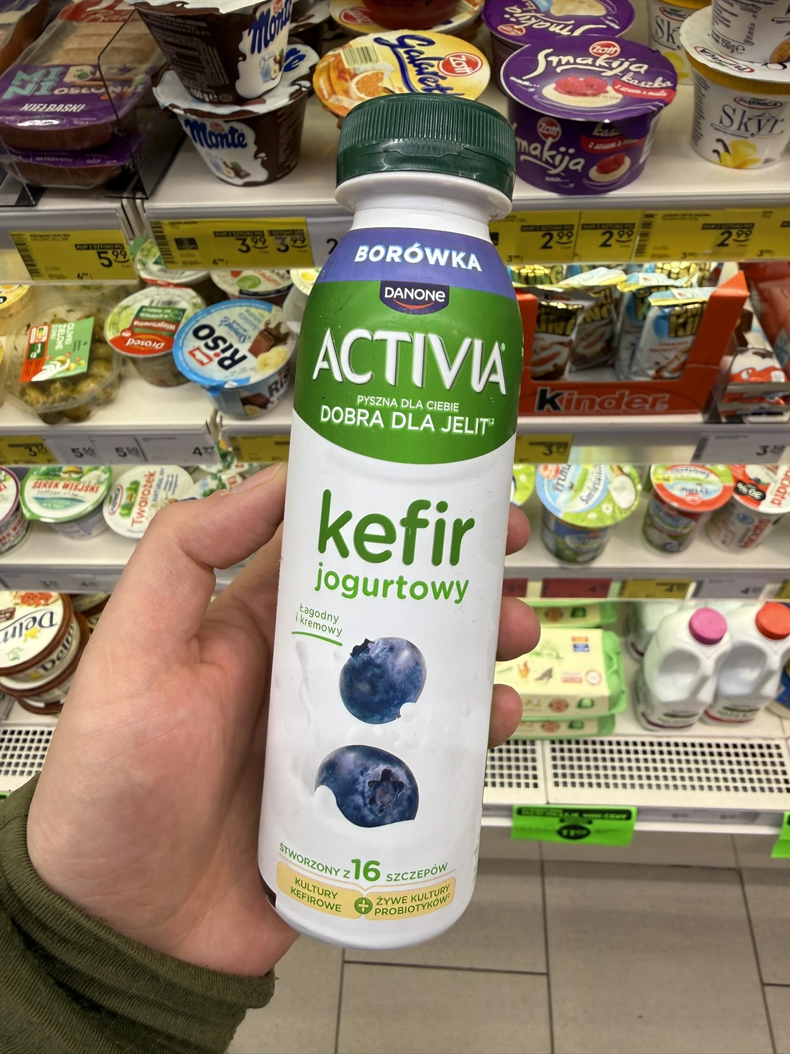Activia Kefir jogurtowy borówkowy | 280g
