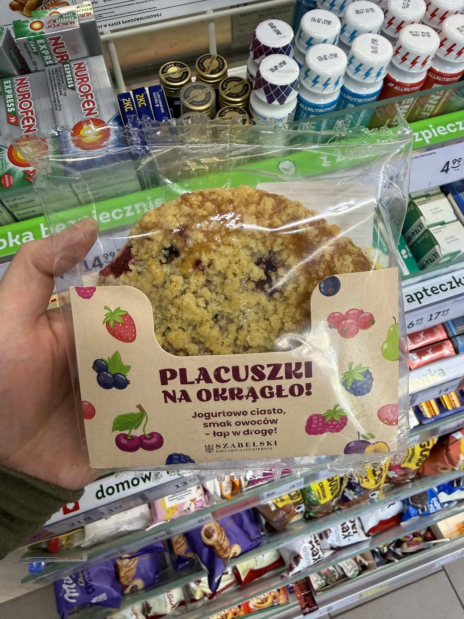 Szabelski Placuszek z owocami i kruszonką | 120g
