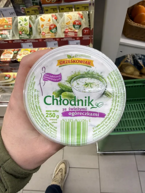 Grześkowiak Chłodnik ze świeżych ogóreczków | 250g