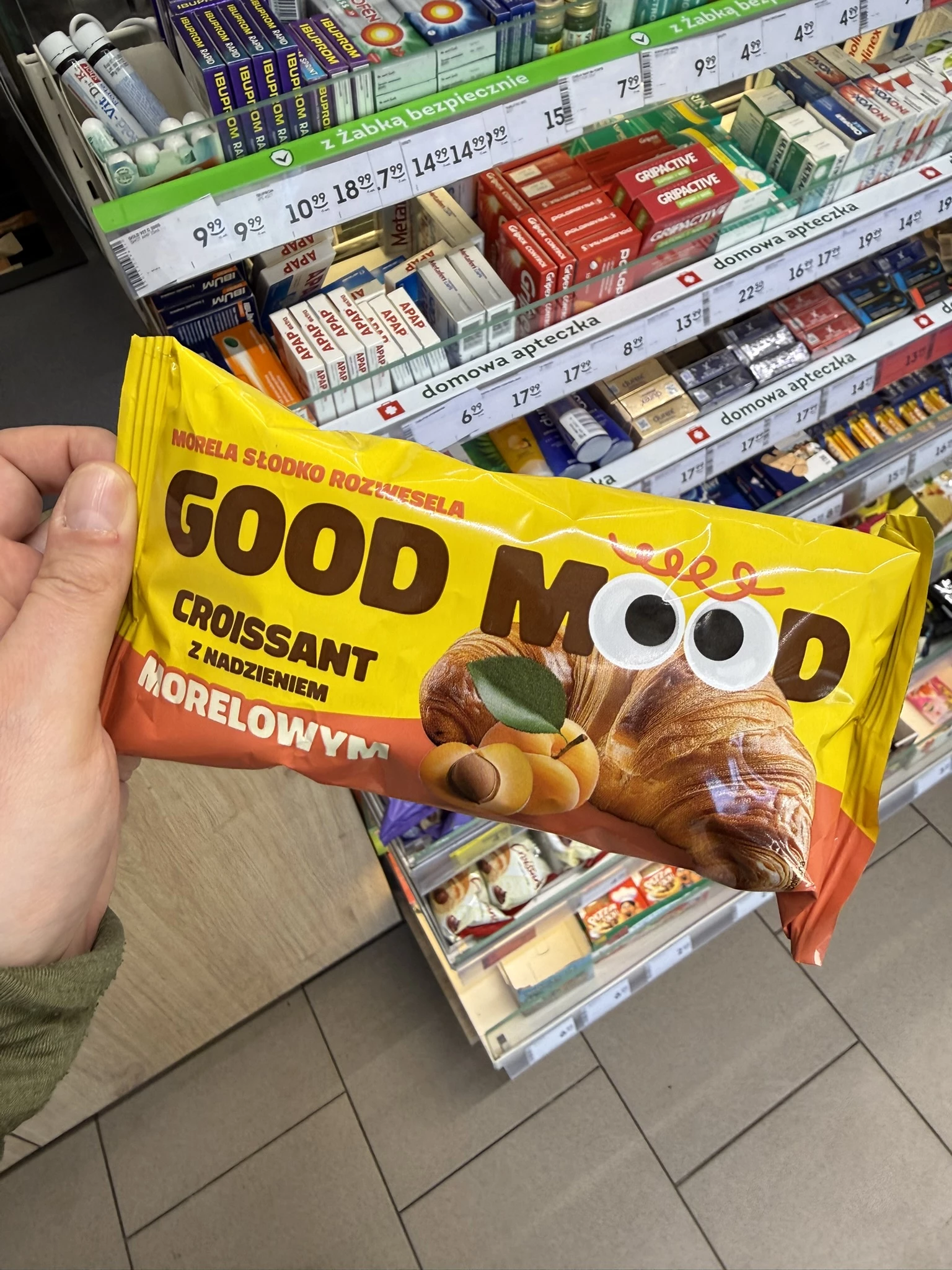 Good Mood Croissant z nadzieniem morelowym | 60g