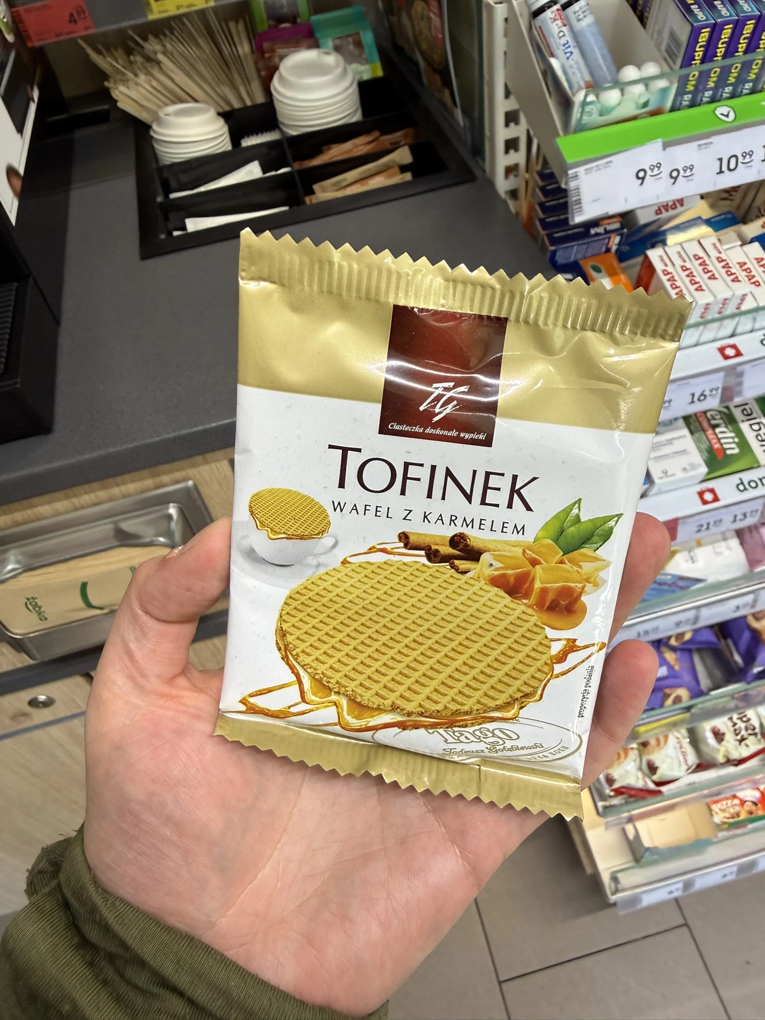 Tago Tofinek Wafel z karmelem | 40g