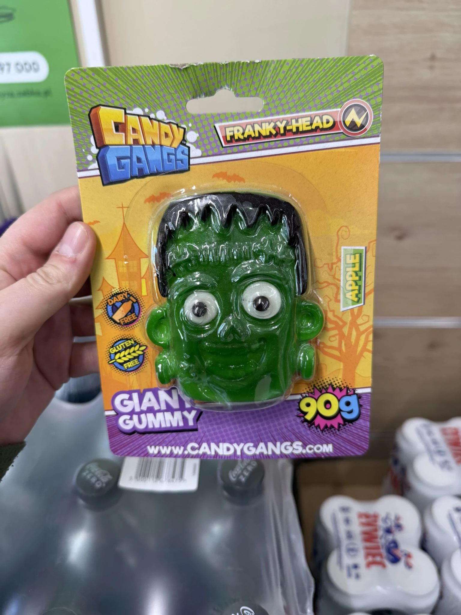 Candy Gangs Giant Franky-Head Gummy (Apple) | 90g