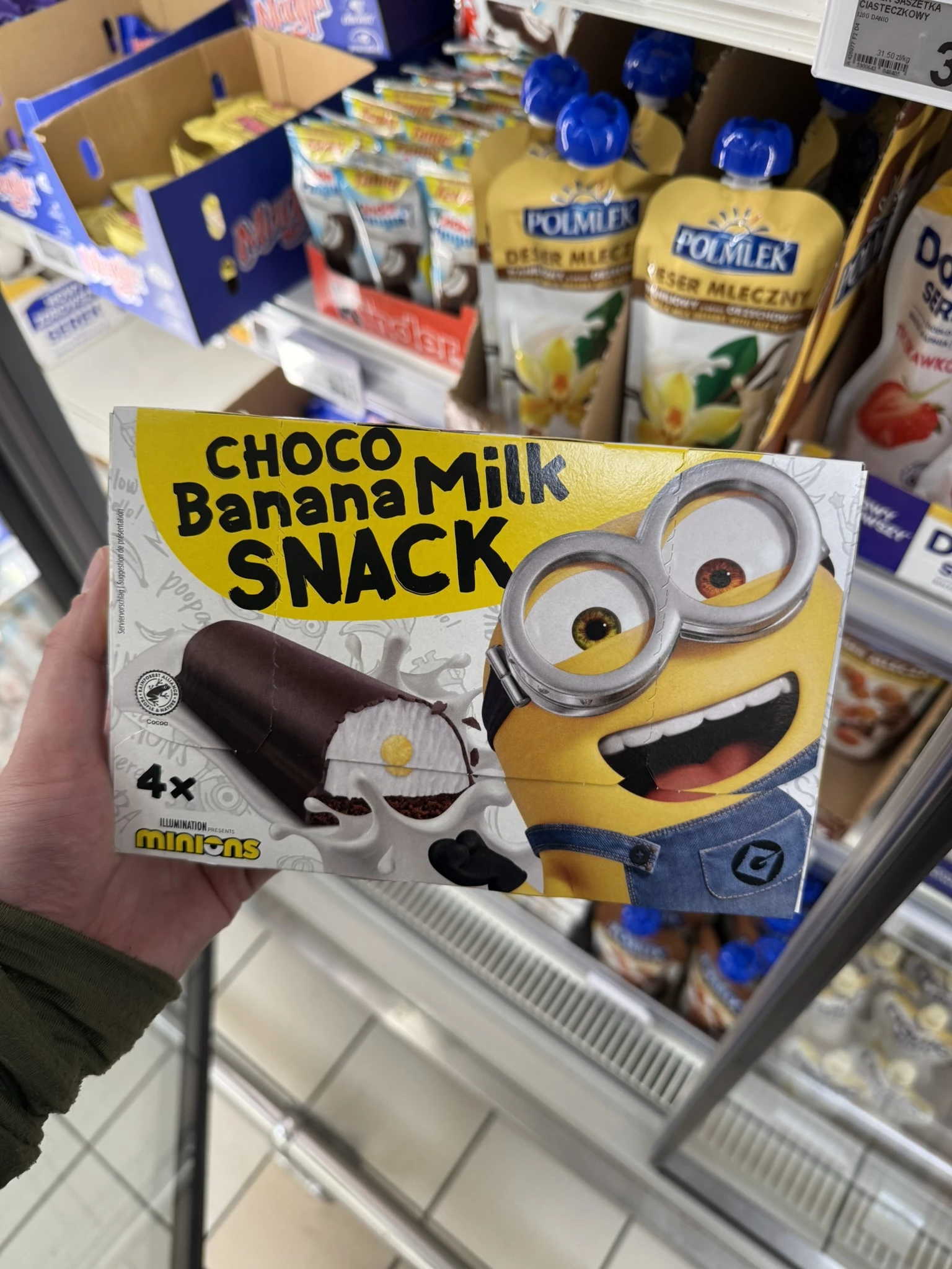 Minions Choco Banana Milk Snack | 4x27g