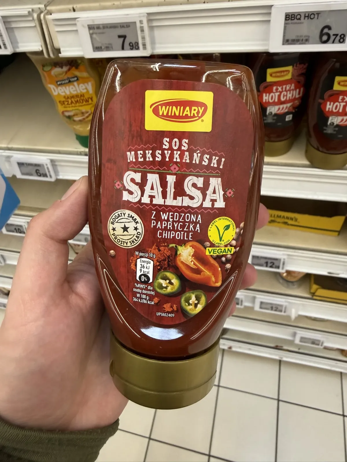 Winiary Sos meksykański salsa z wędzoną papryczką chipotle | 336g