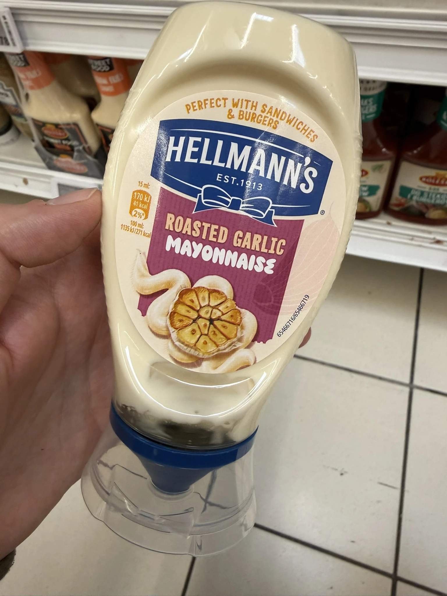 Hellmann’s Majonez Pieczony Czosnek | 250ml