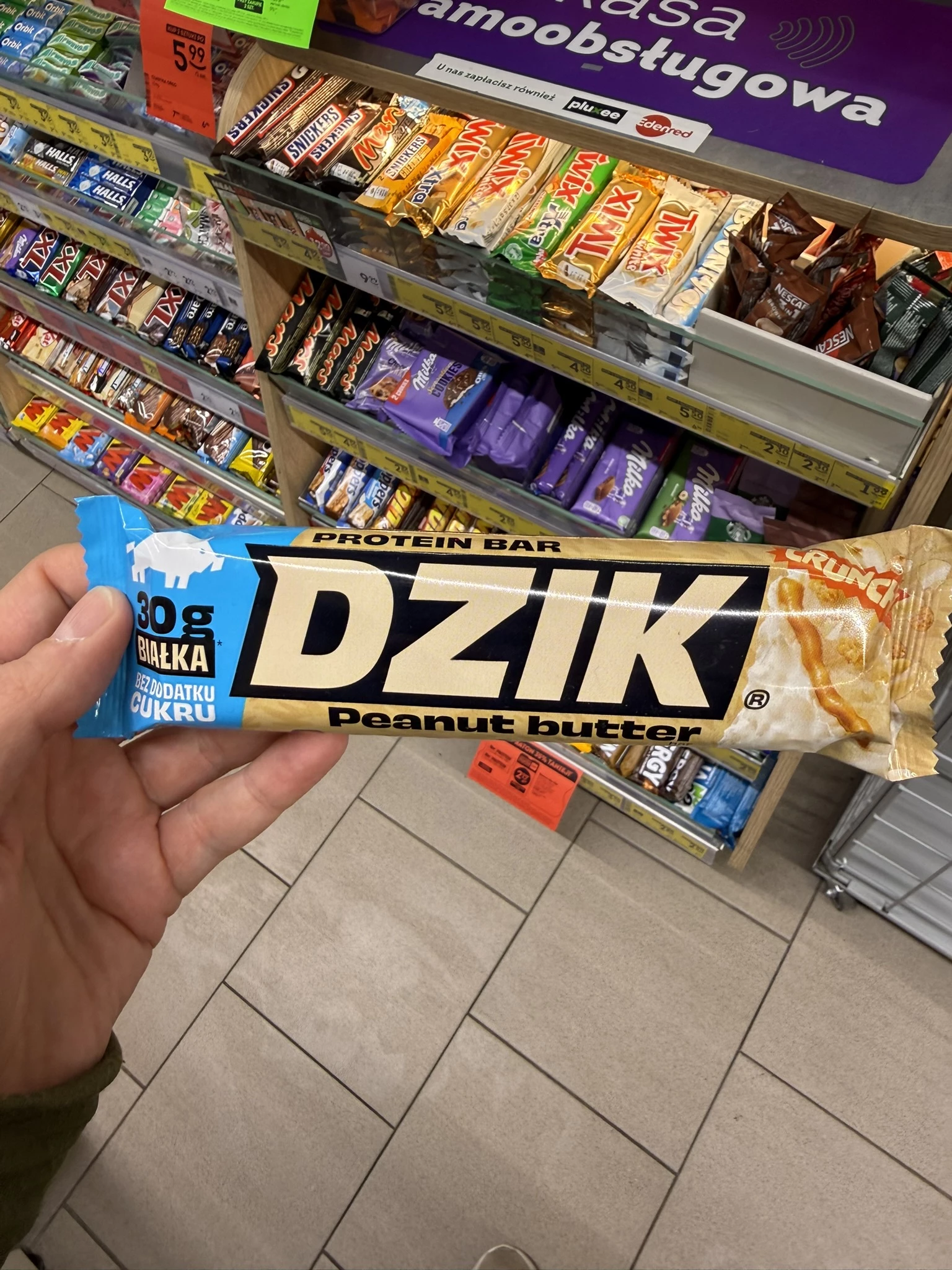 WK Dzik Baton Proteinowy Peanut Butter | 72g