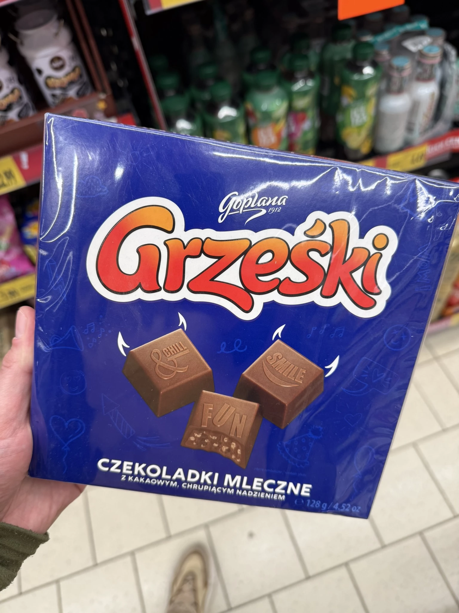 Grześki Czekoladki Mleczne Goplana | 128g