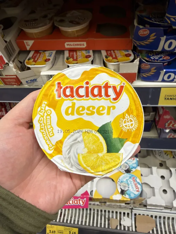 Łaciaty deser tarta cytrynowa | 170g