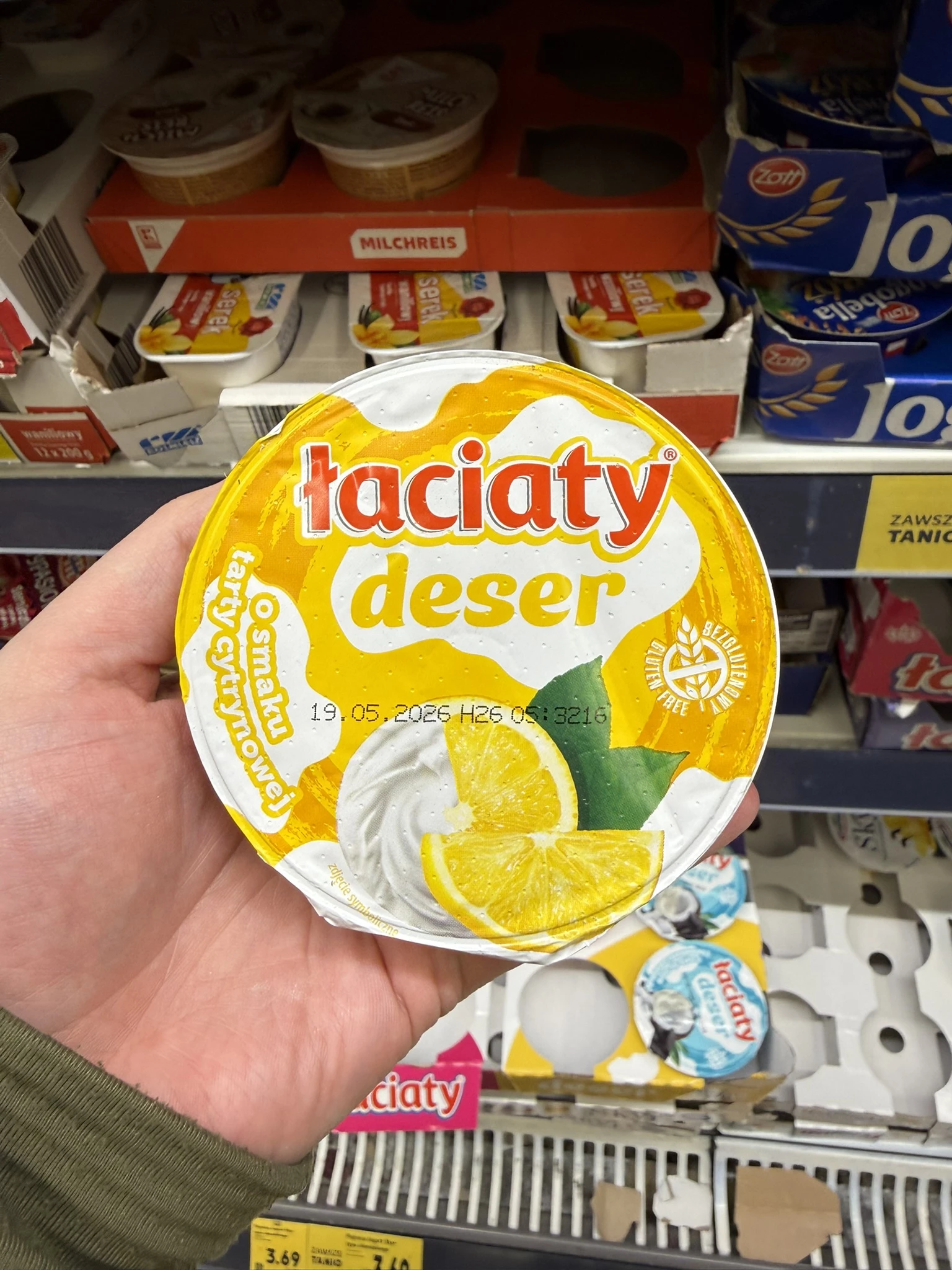 Łaciaty deser tarta cytrynowa | 170g
