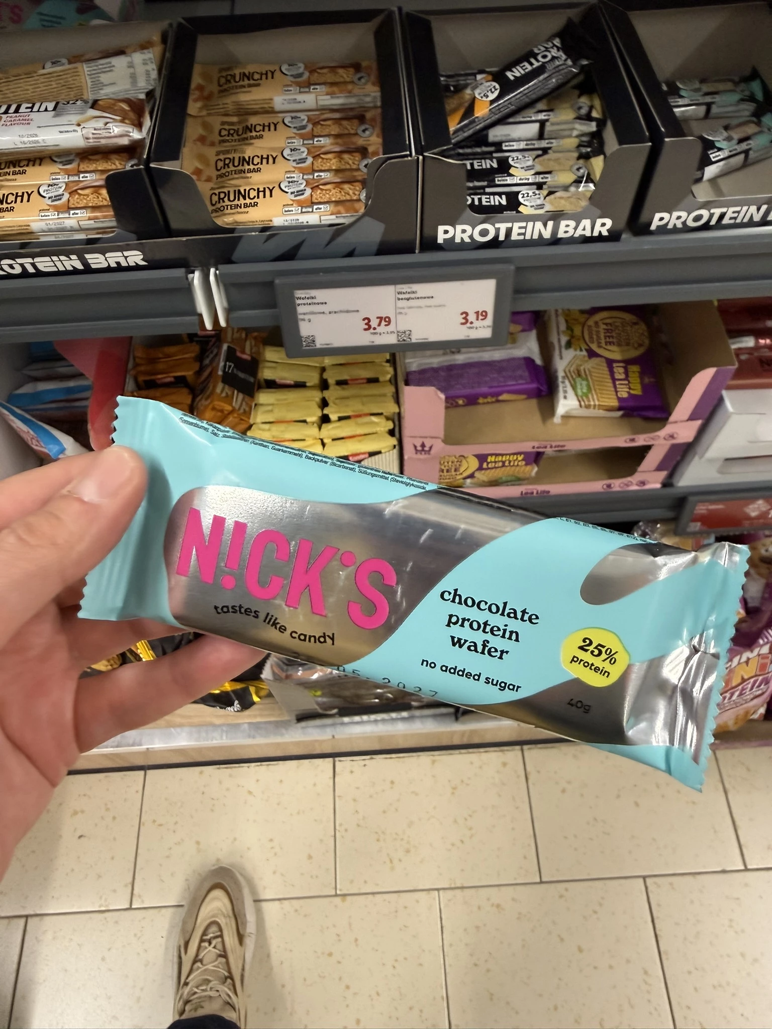 N!CK’S Protein Wafer Chocolate | 40g