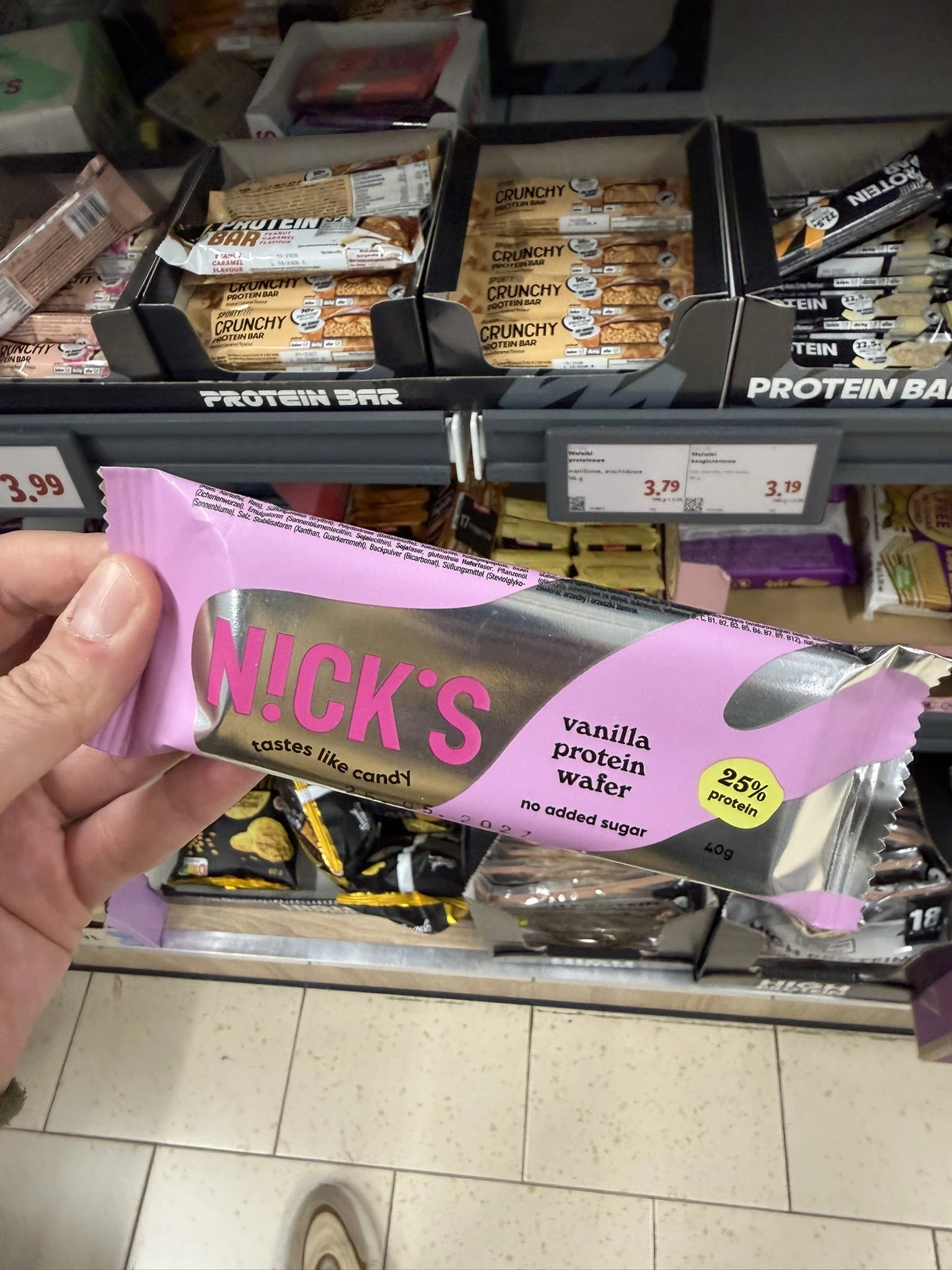 Nick’s Vanilla Protein Wafer | 40g