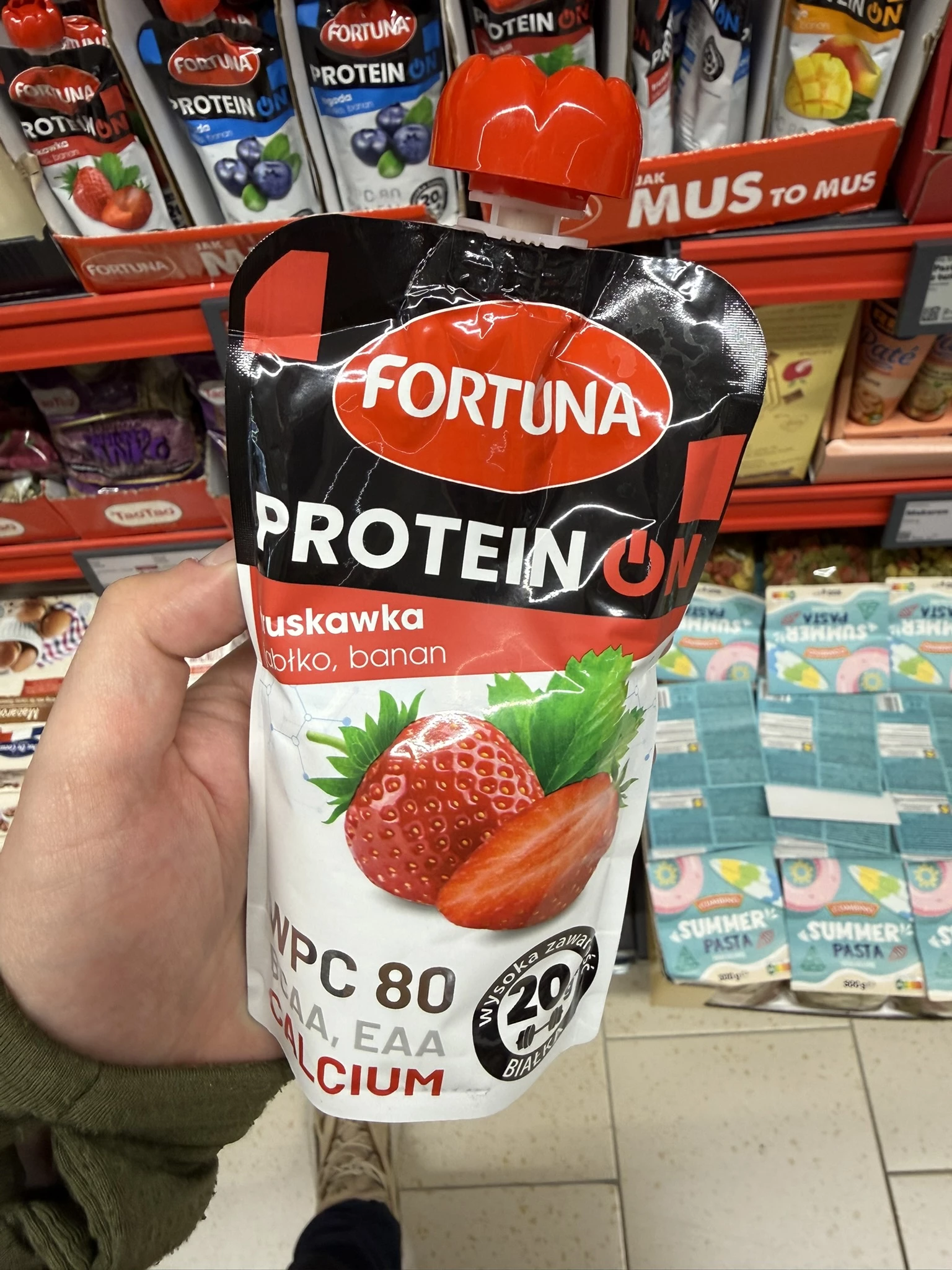 Fortuna Protein On Truskawka-Jabłko-Banan | 180g