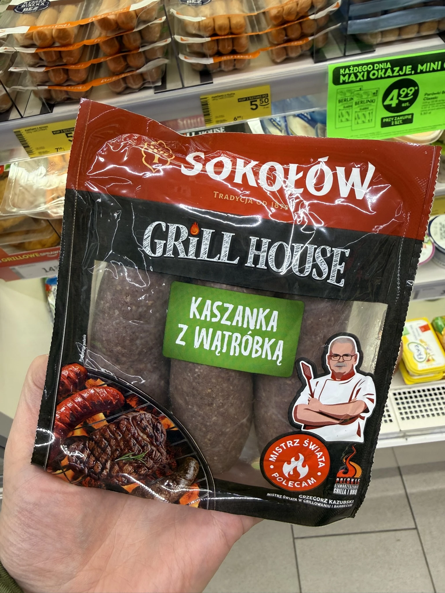 Sokołów Grill House Kaszanka z Wątróbką | 300g