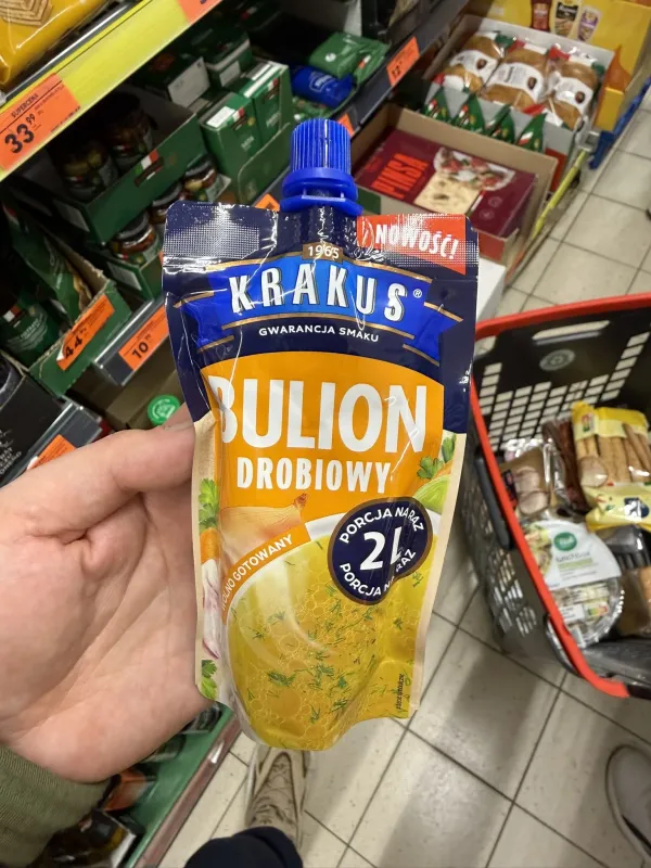 Krakus Bulion drobiowy (wolno gotowany, porcja na raz) | 100g